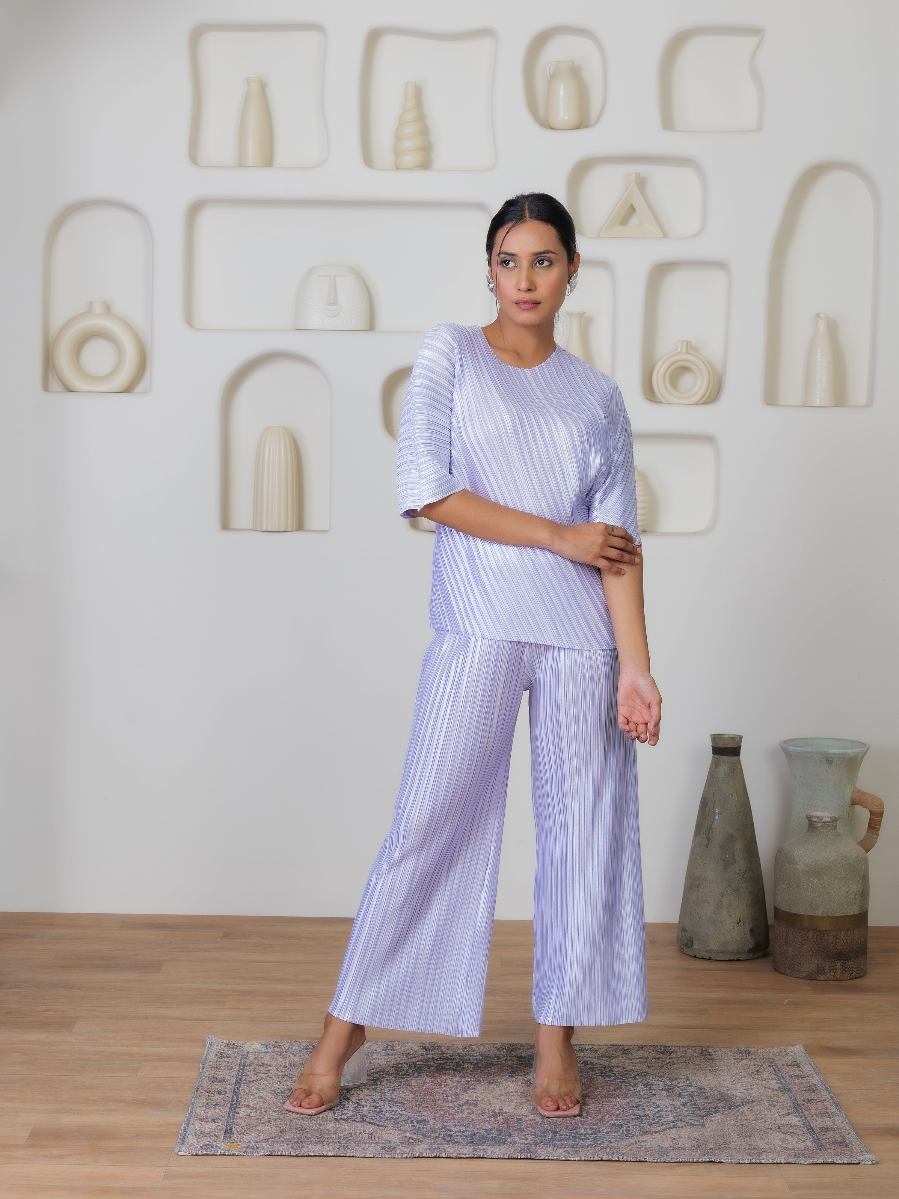 Ethereal Metallic Co-ord Set