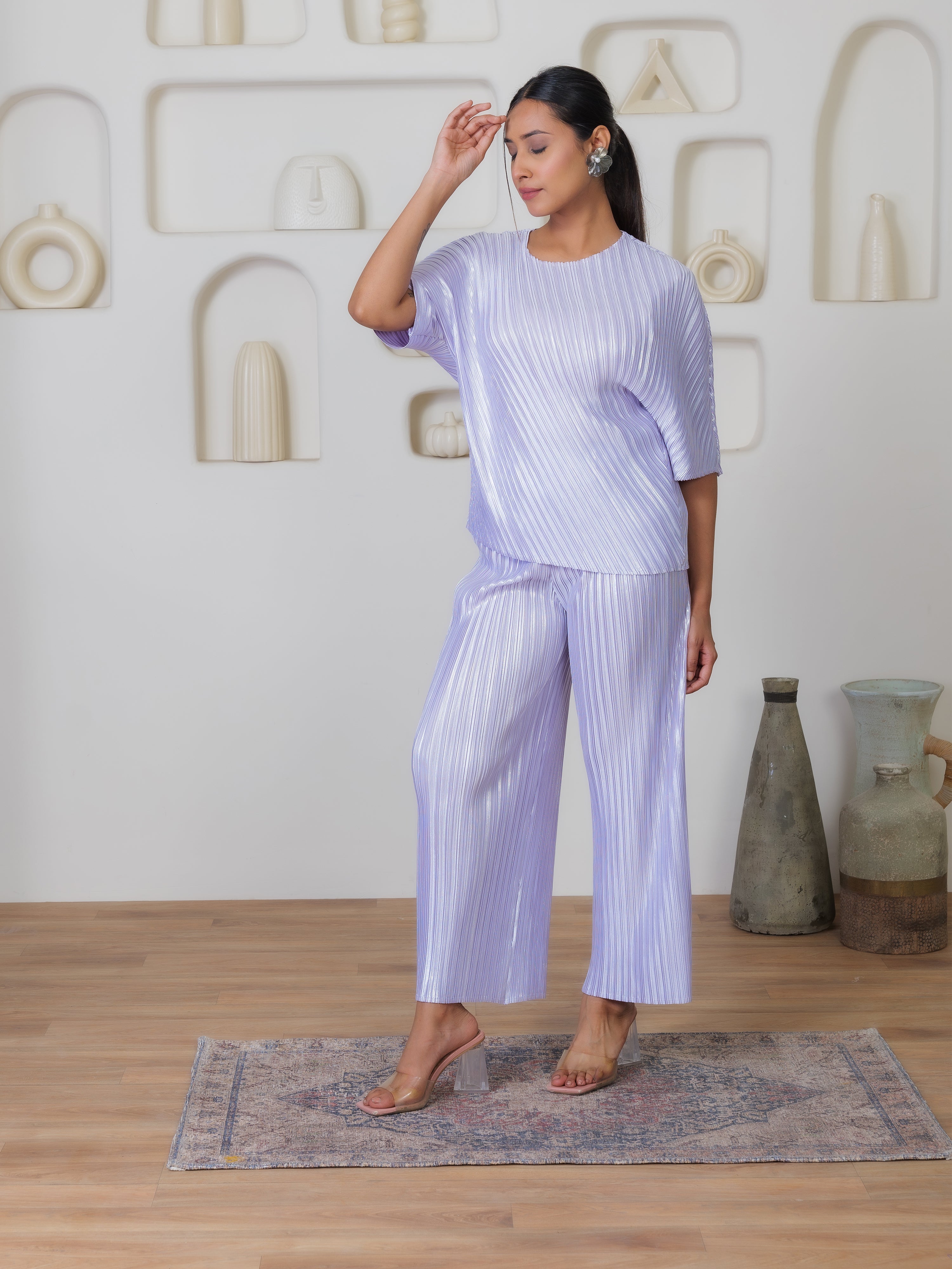 Ethereal Metallic Co-ord Set