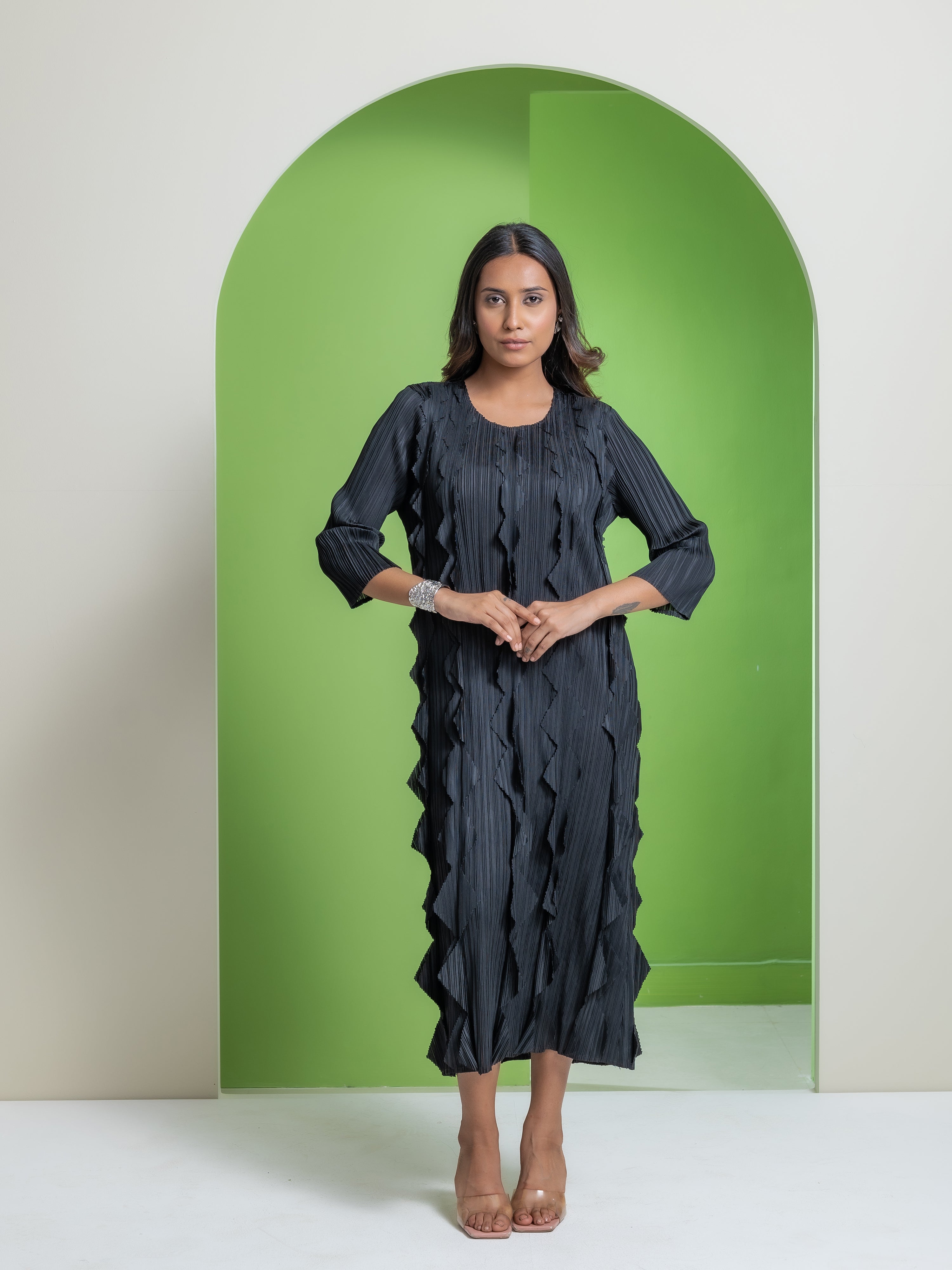 Willow Pleated Dress
