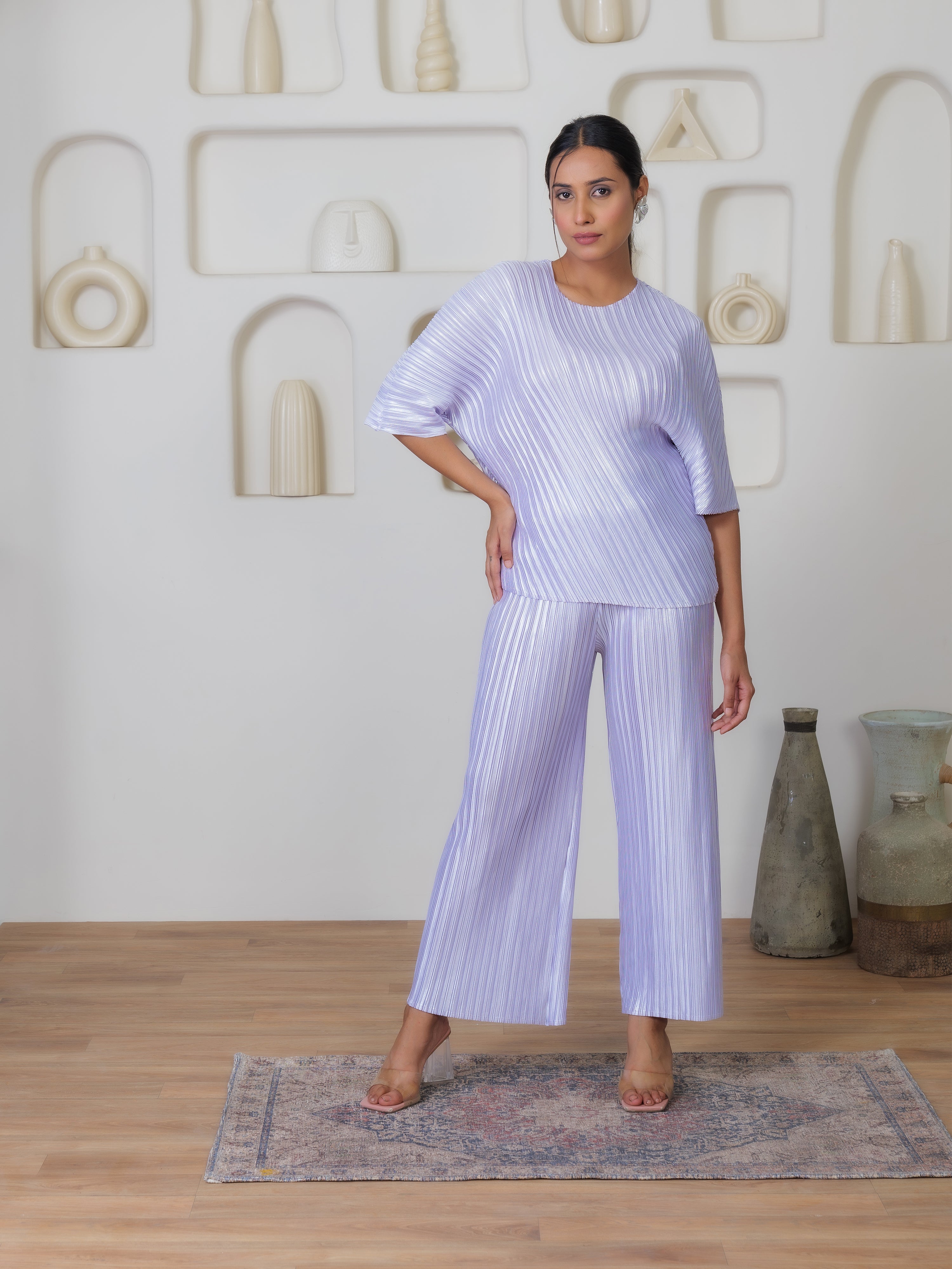 Ethereal Metallic Co-ord Set