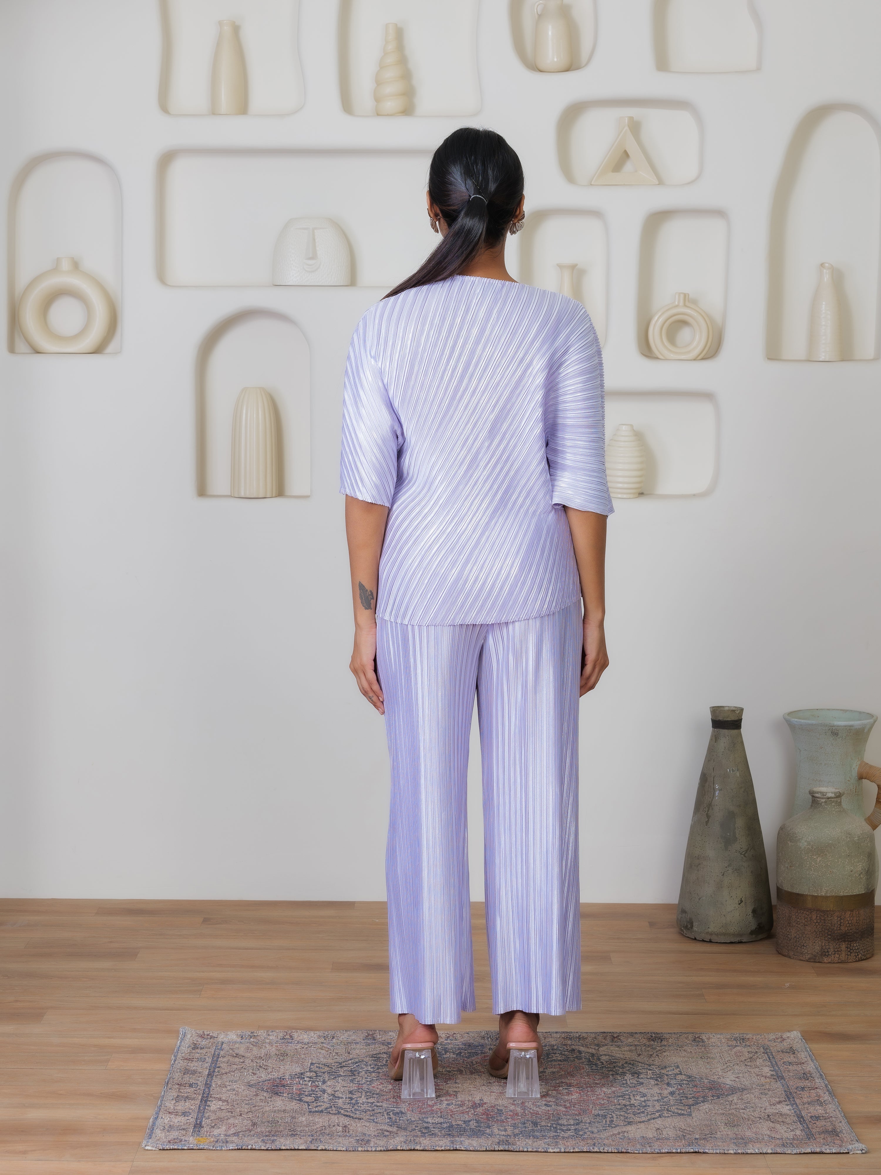 Ethereal Metallic Co-ord Set
