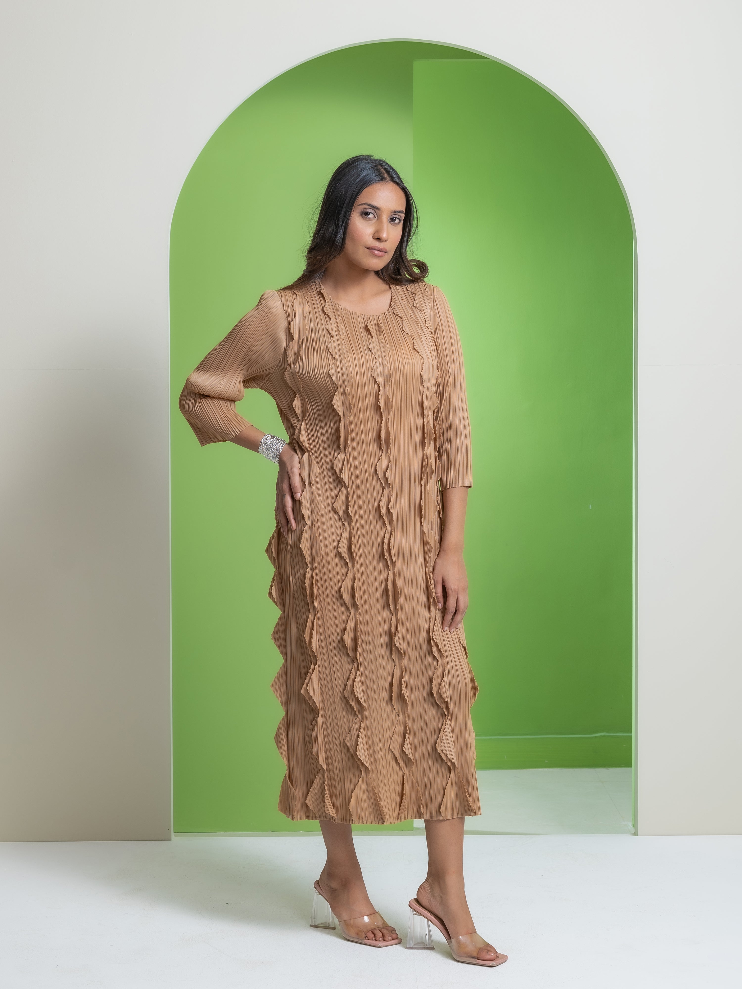 Willow Pleated Dress