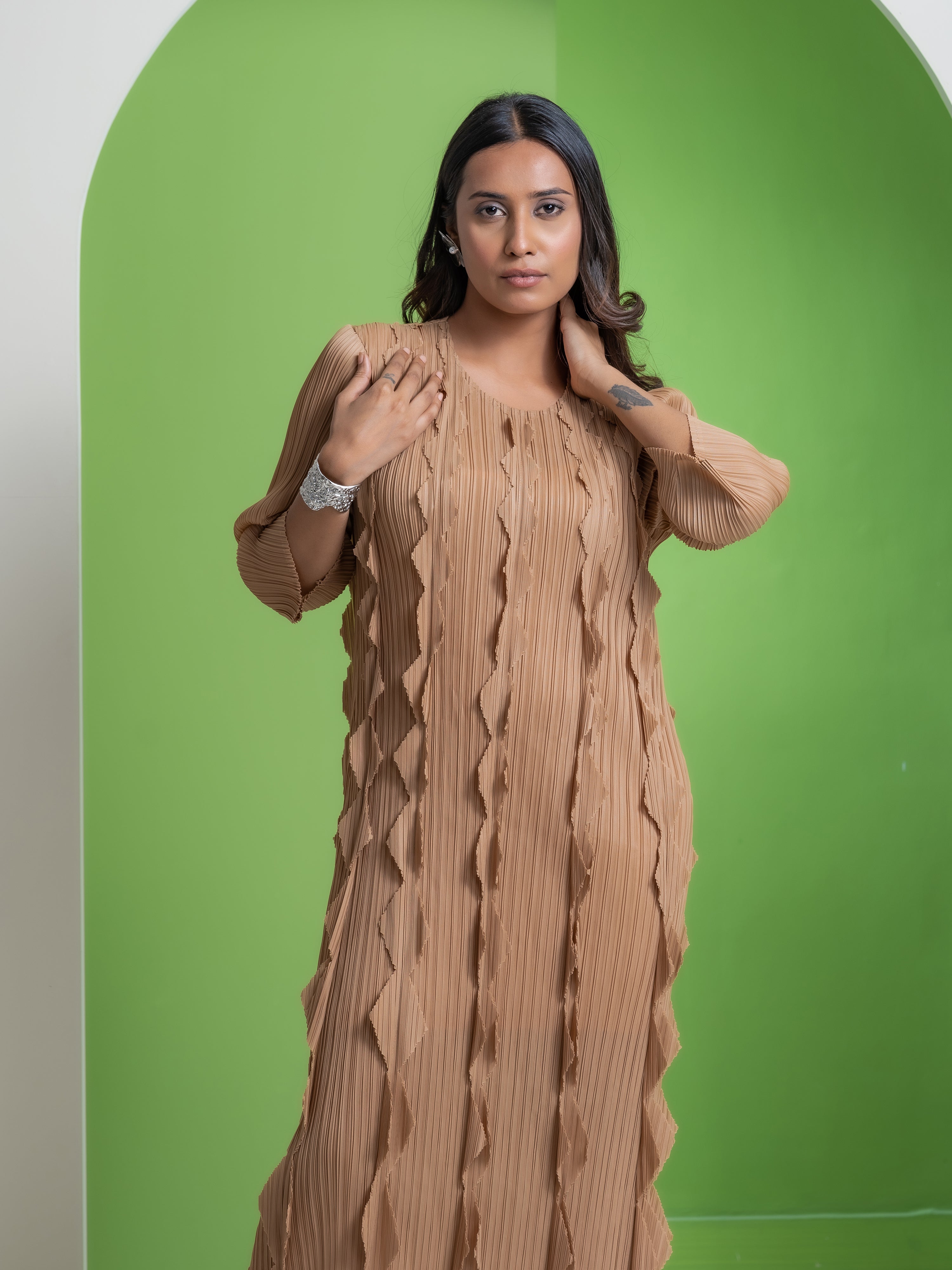 Willow Pleated Dress