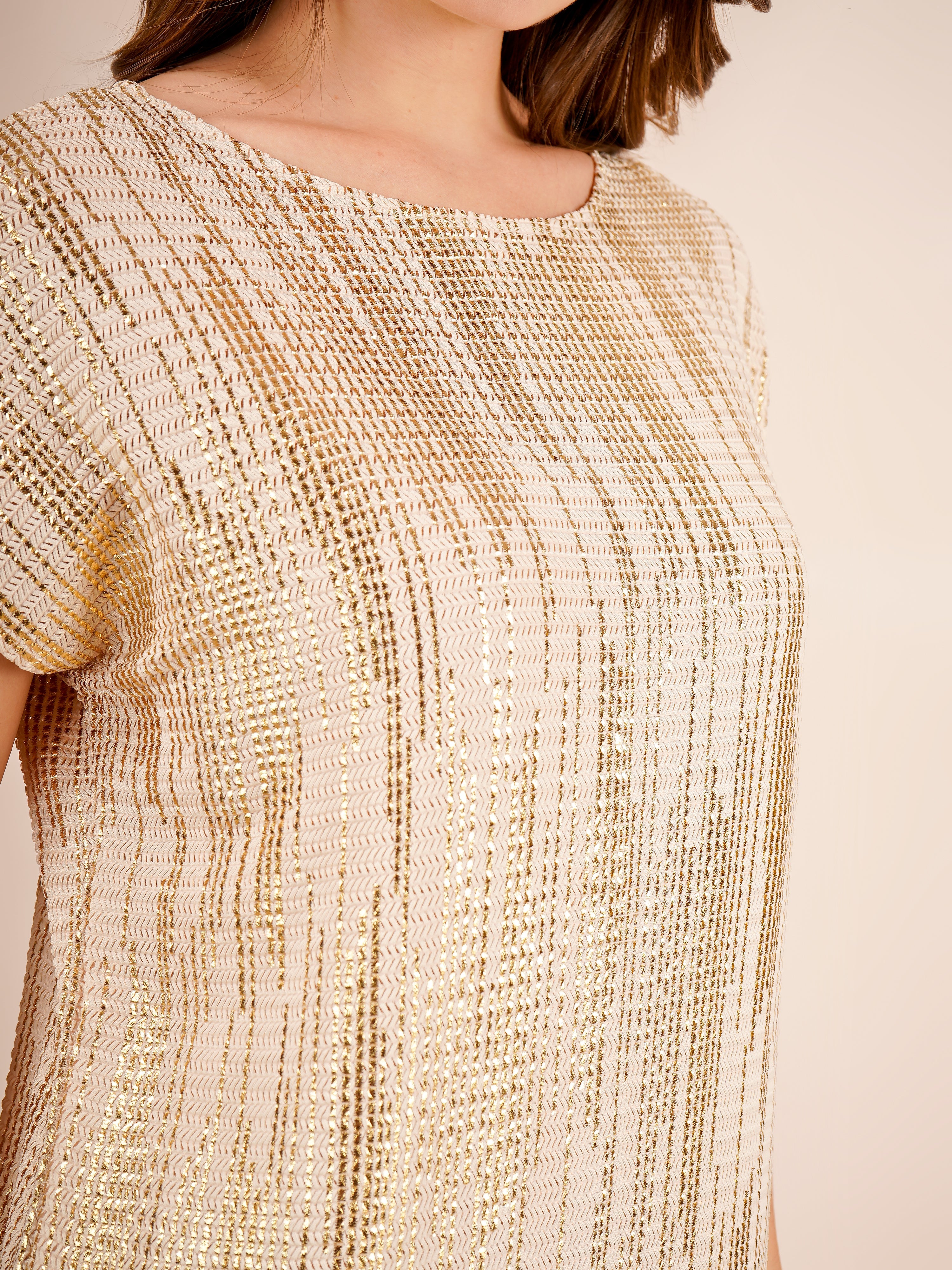 Ruby Dress In Off White Color