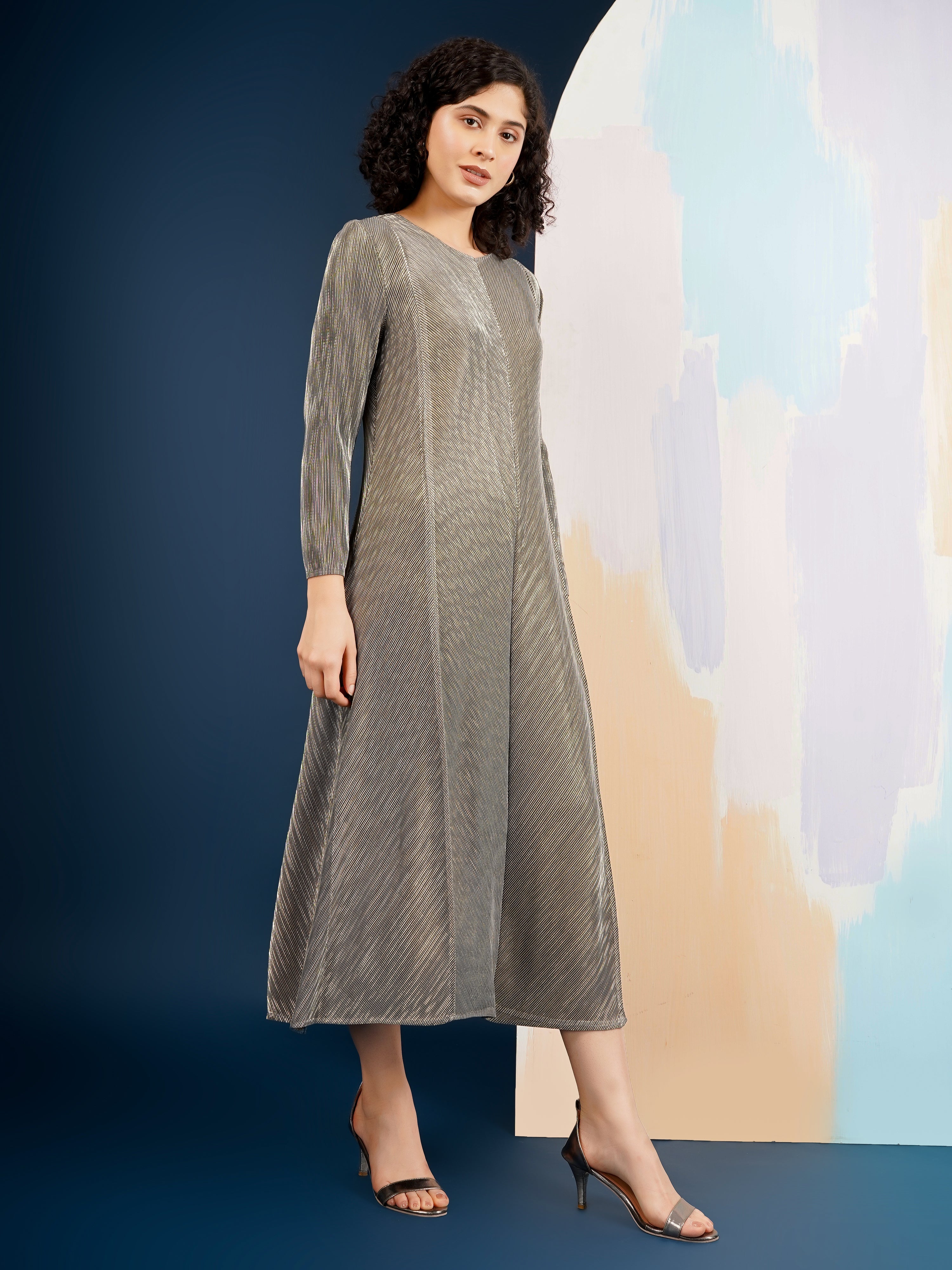 Harper Metallic Dress