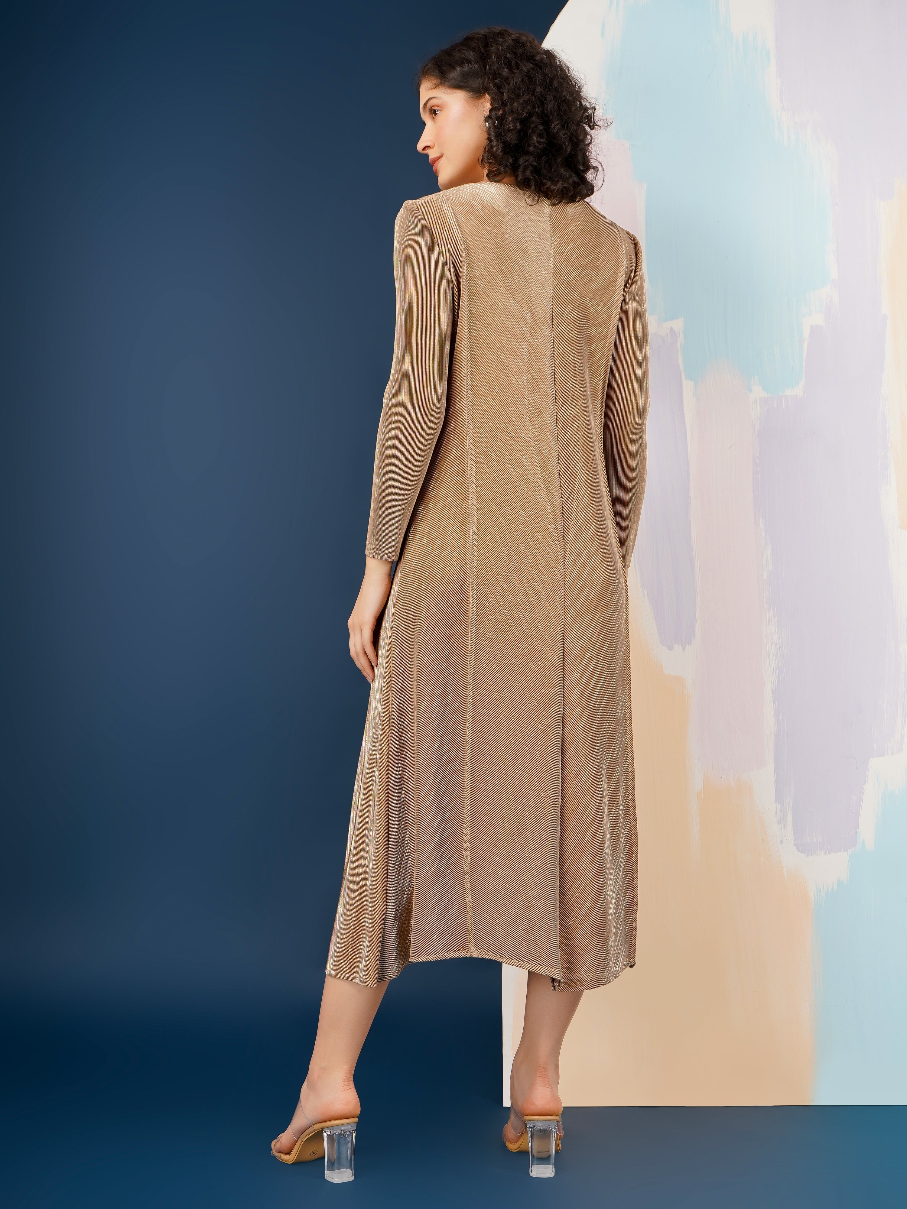 Harper Metallic Dress