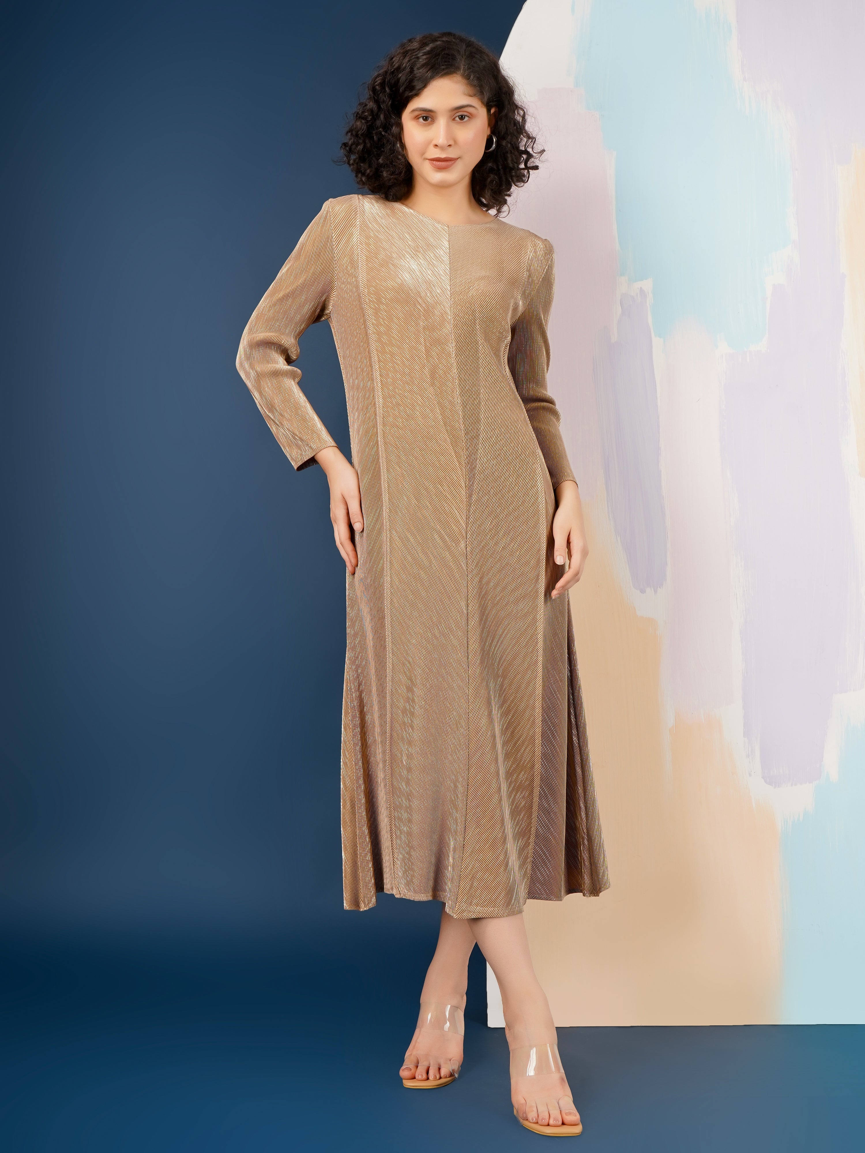 Harper Metallic Dress