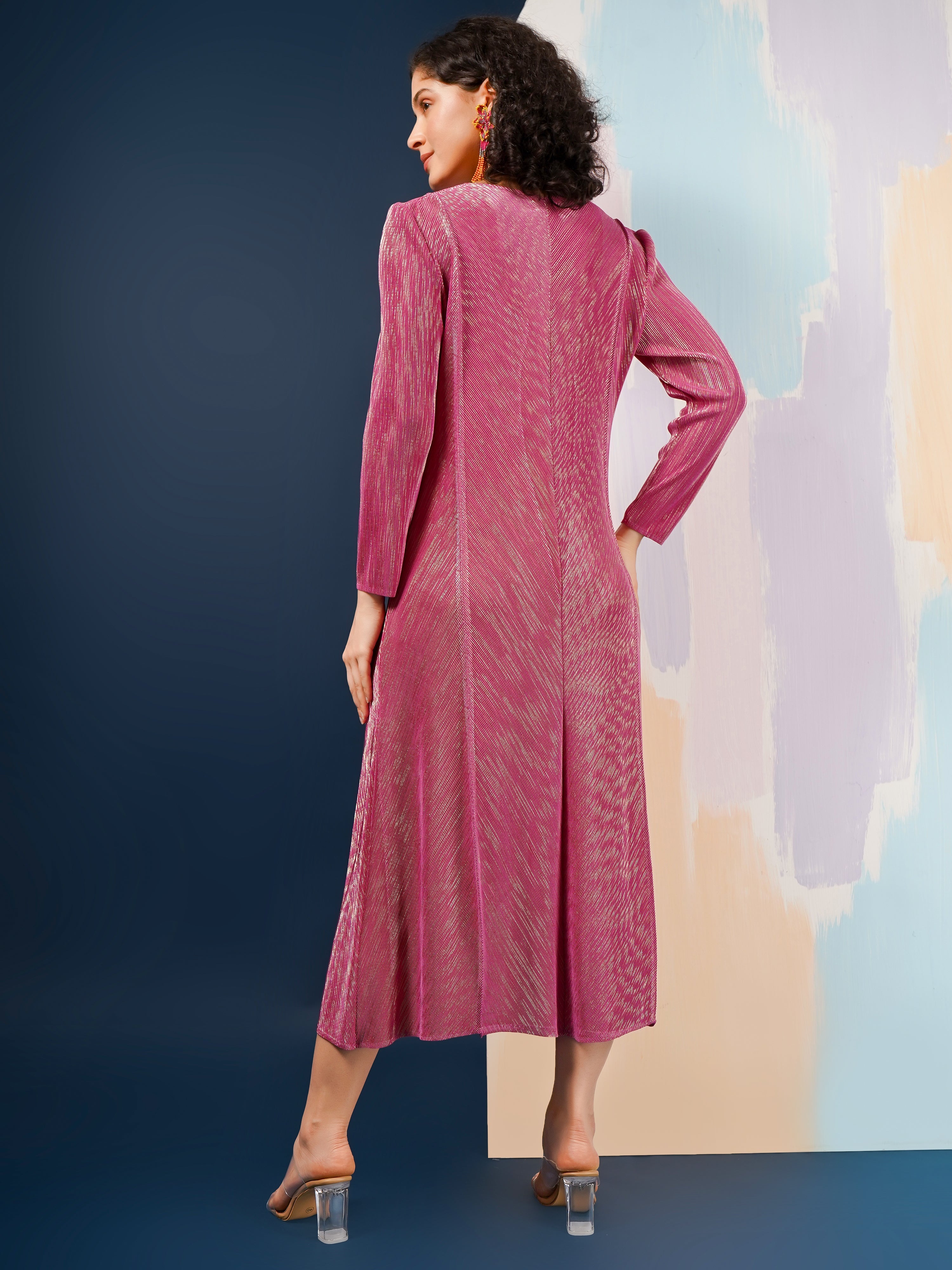 Harper Metallic Dress