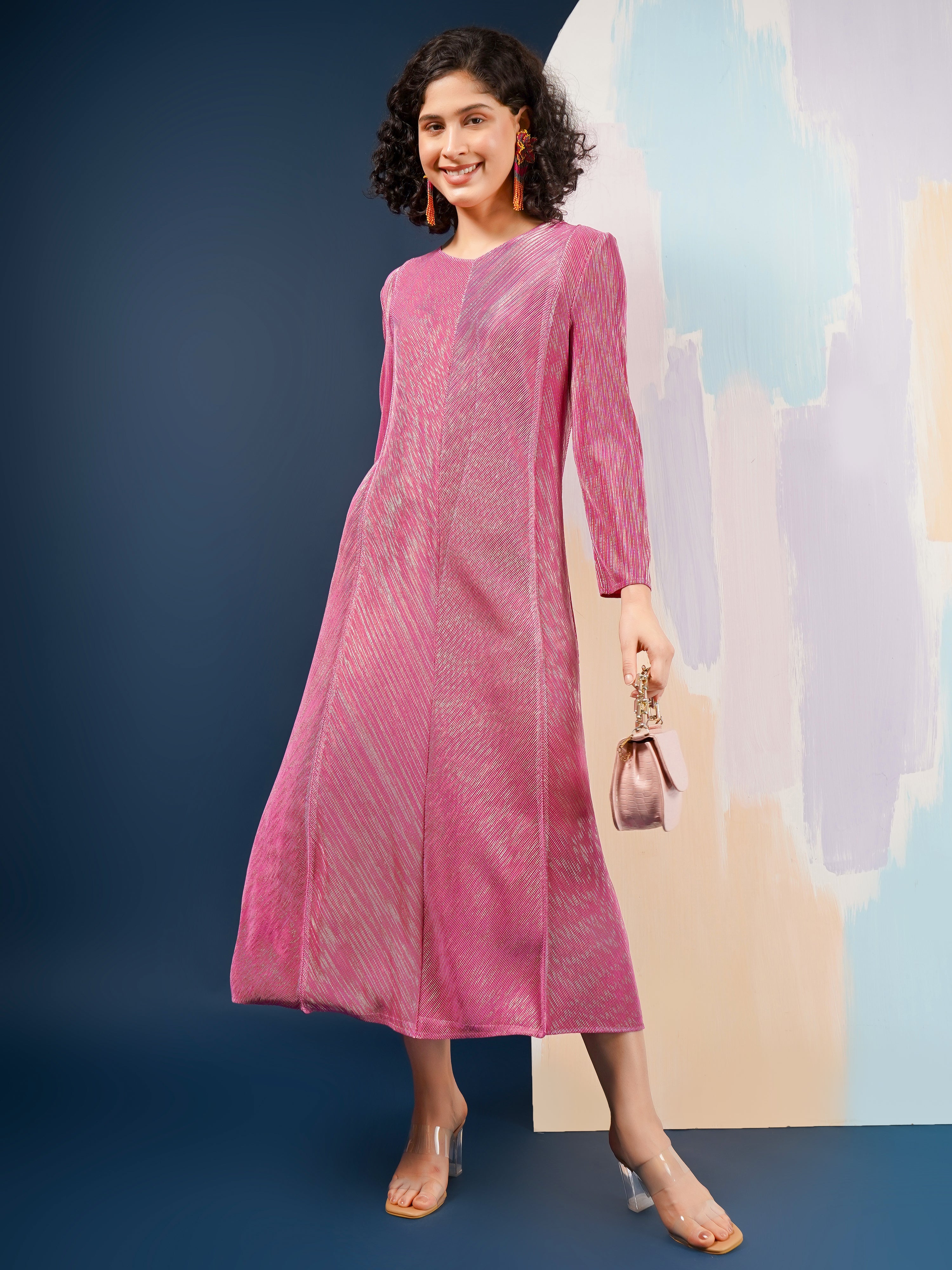Harper Metallic Dress