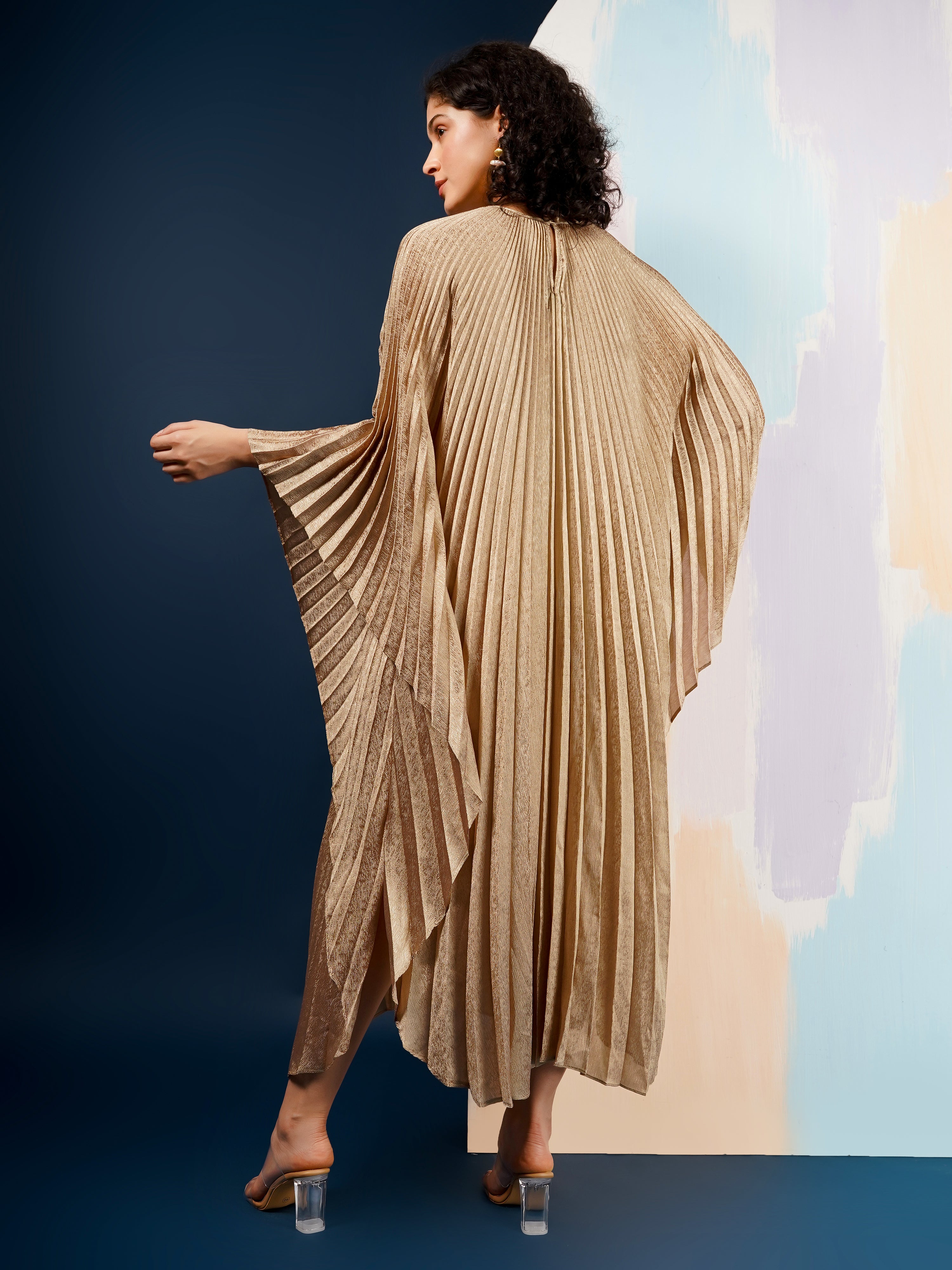 Ellana Metallic Dress