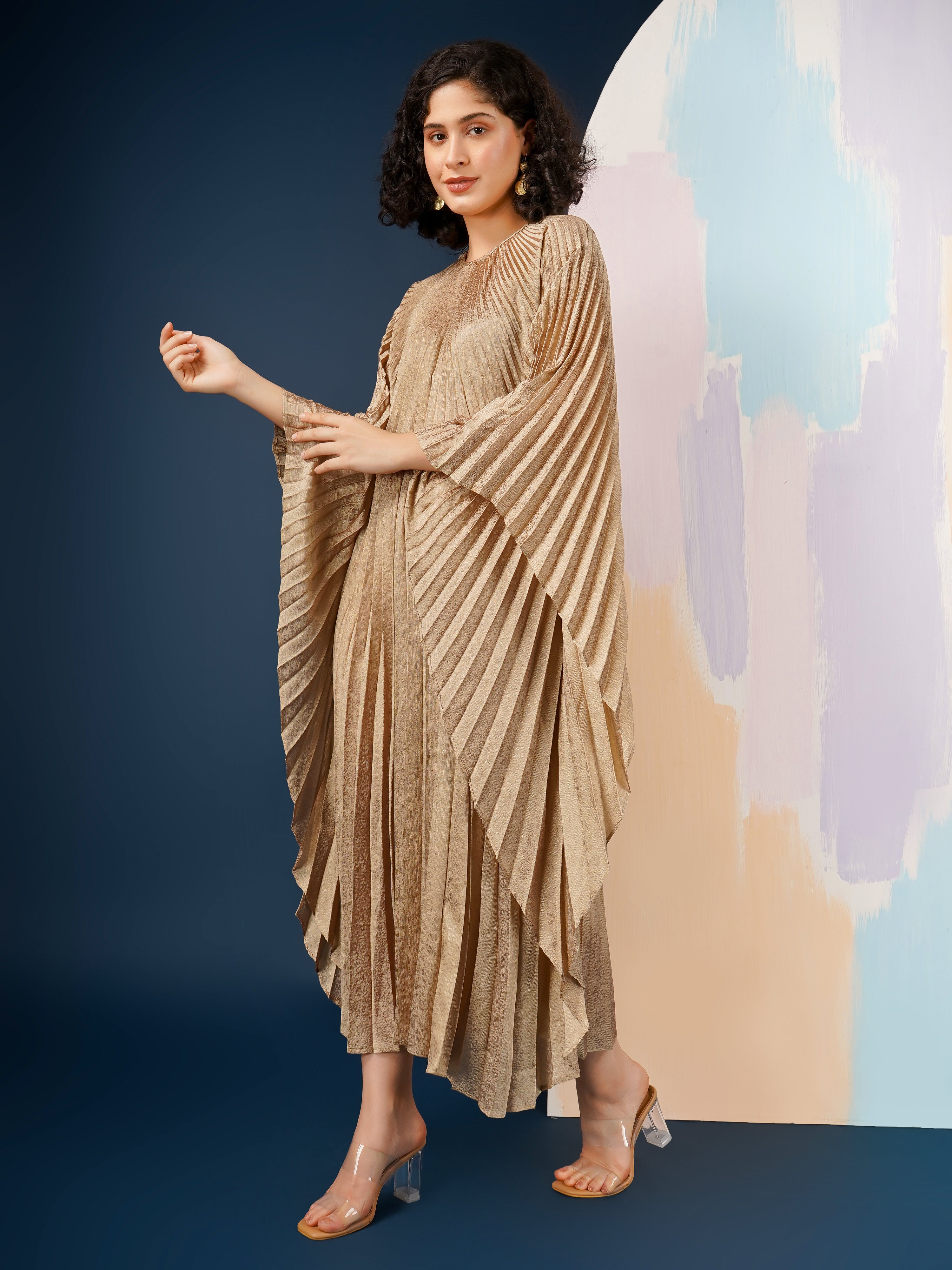 Ellana Metallic Dress