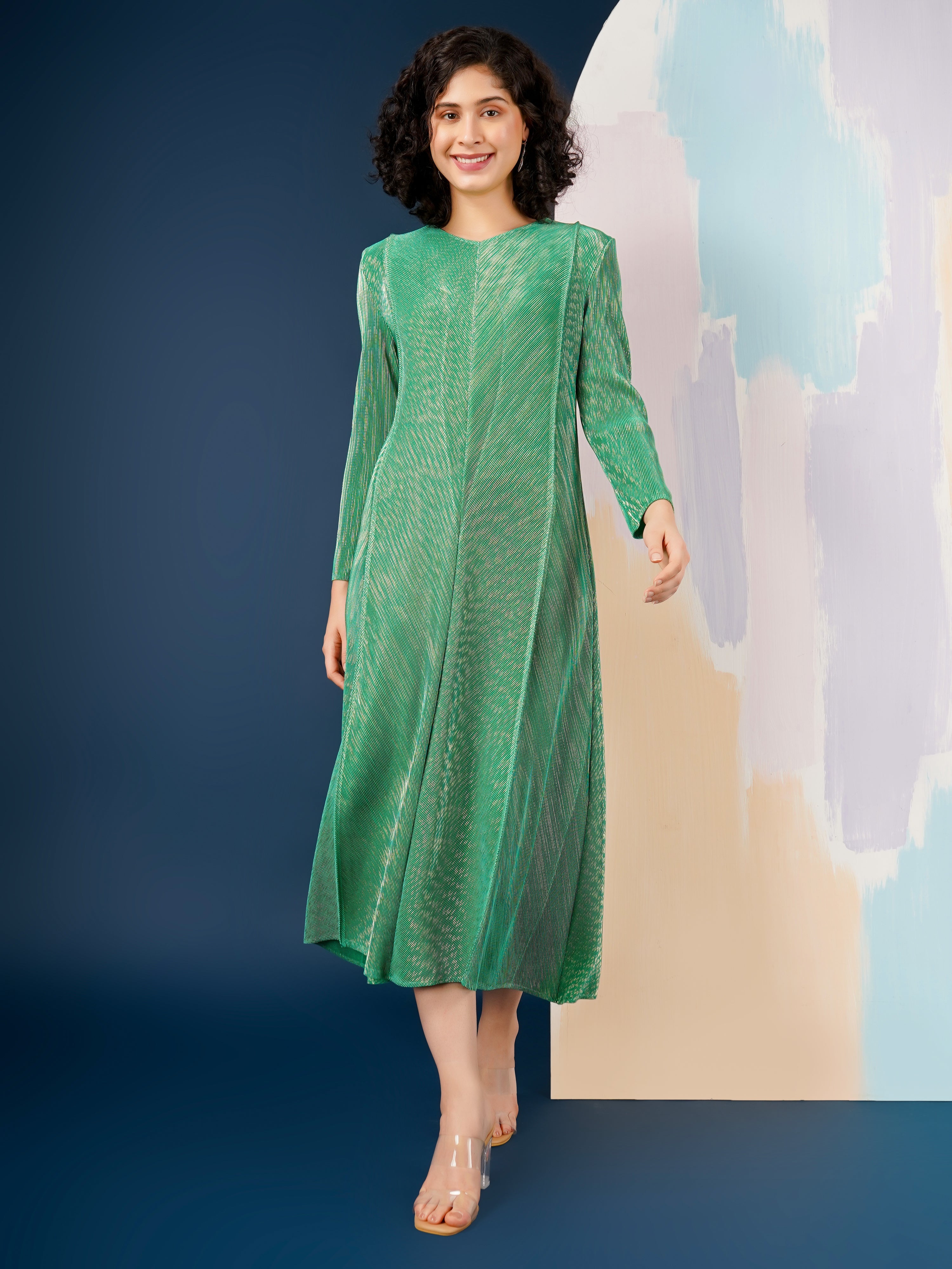 Harper Metallic Dress