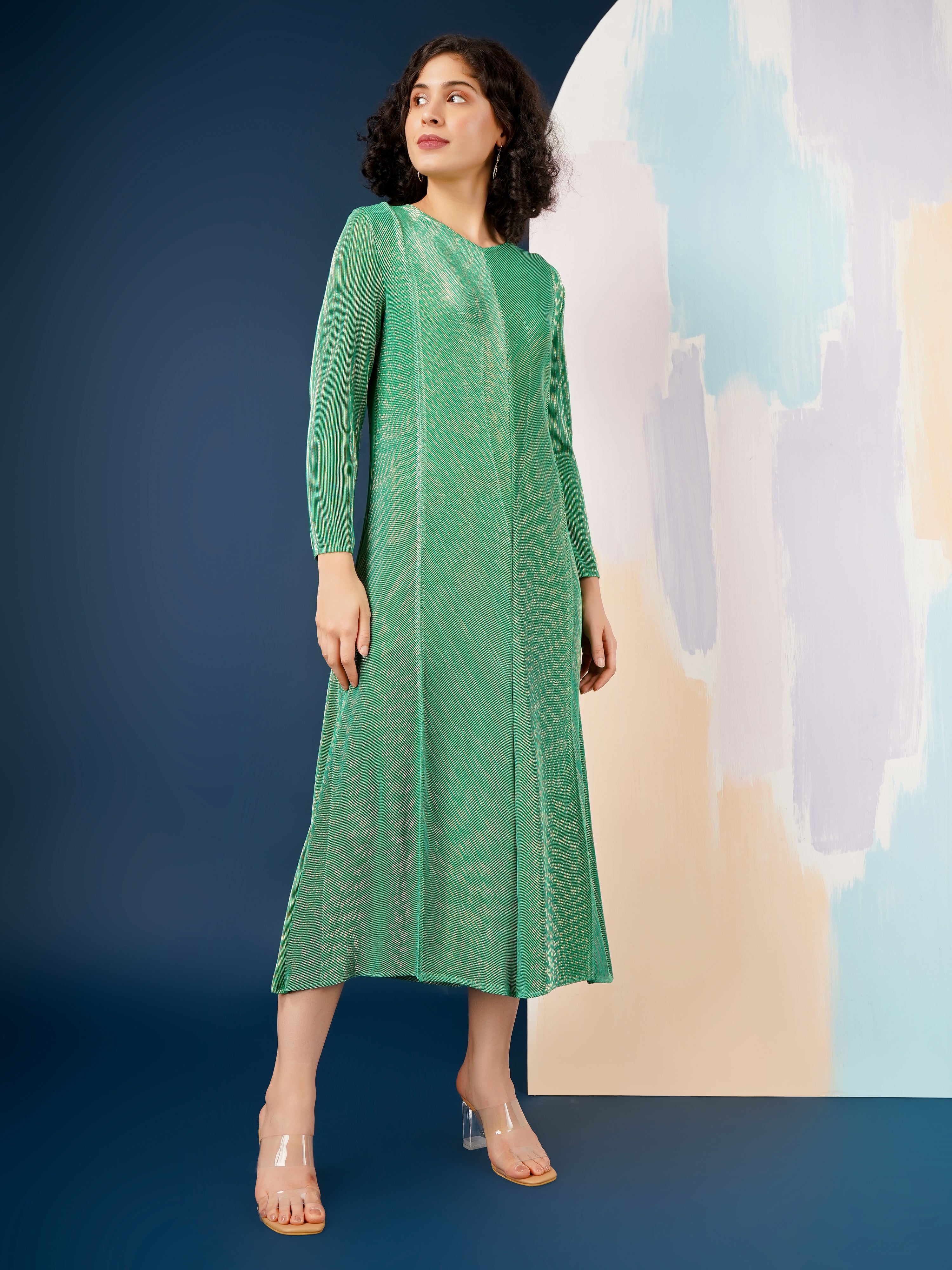 Harper Metallic Dress