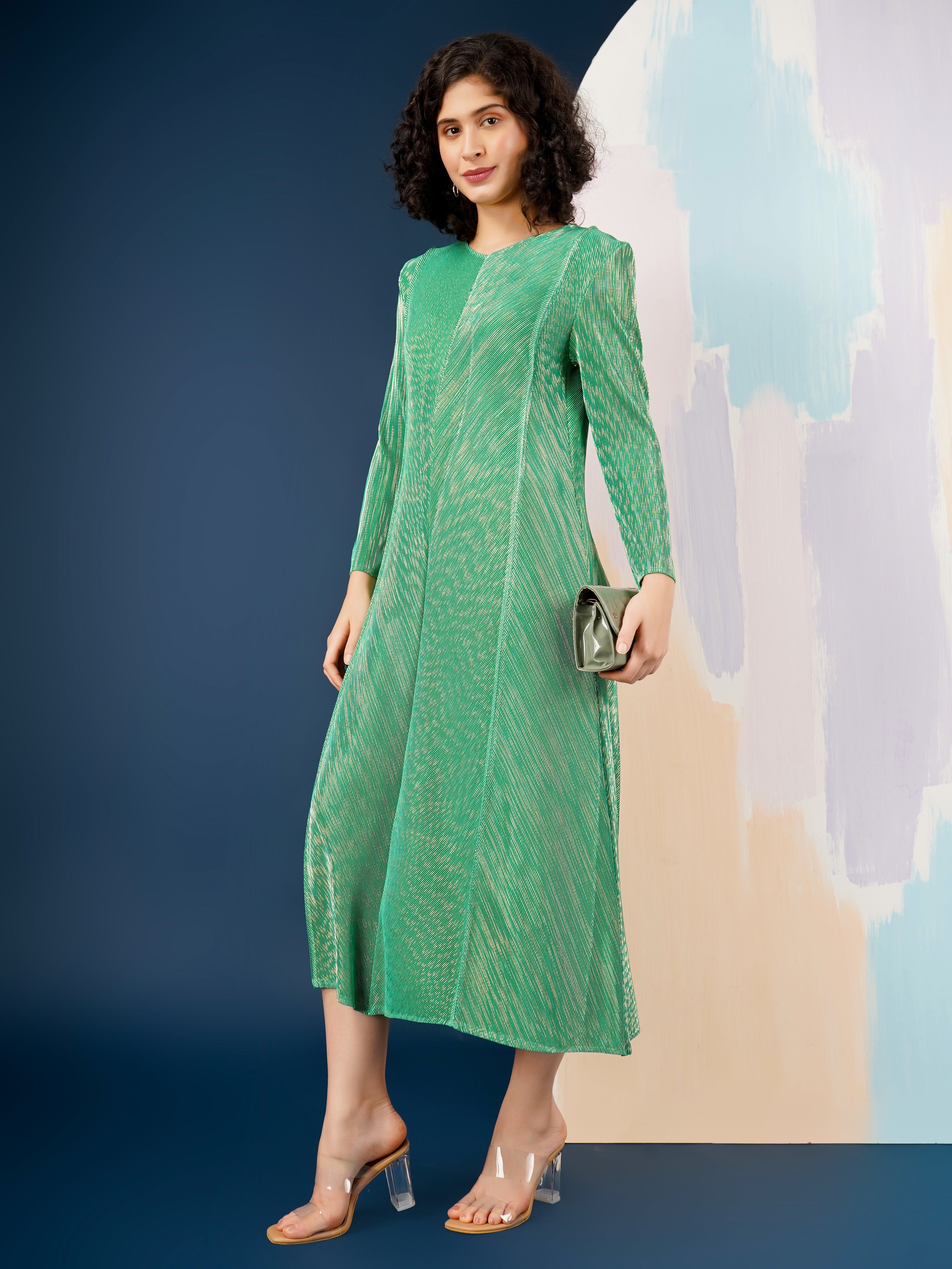 Harper Metallic Dress