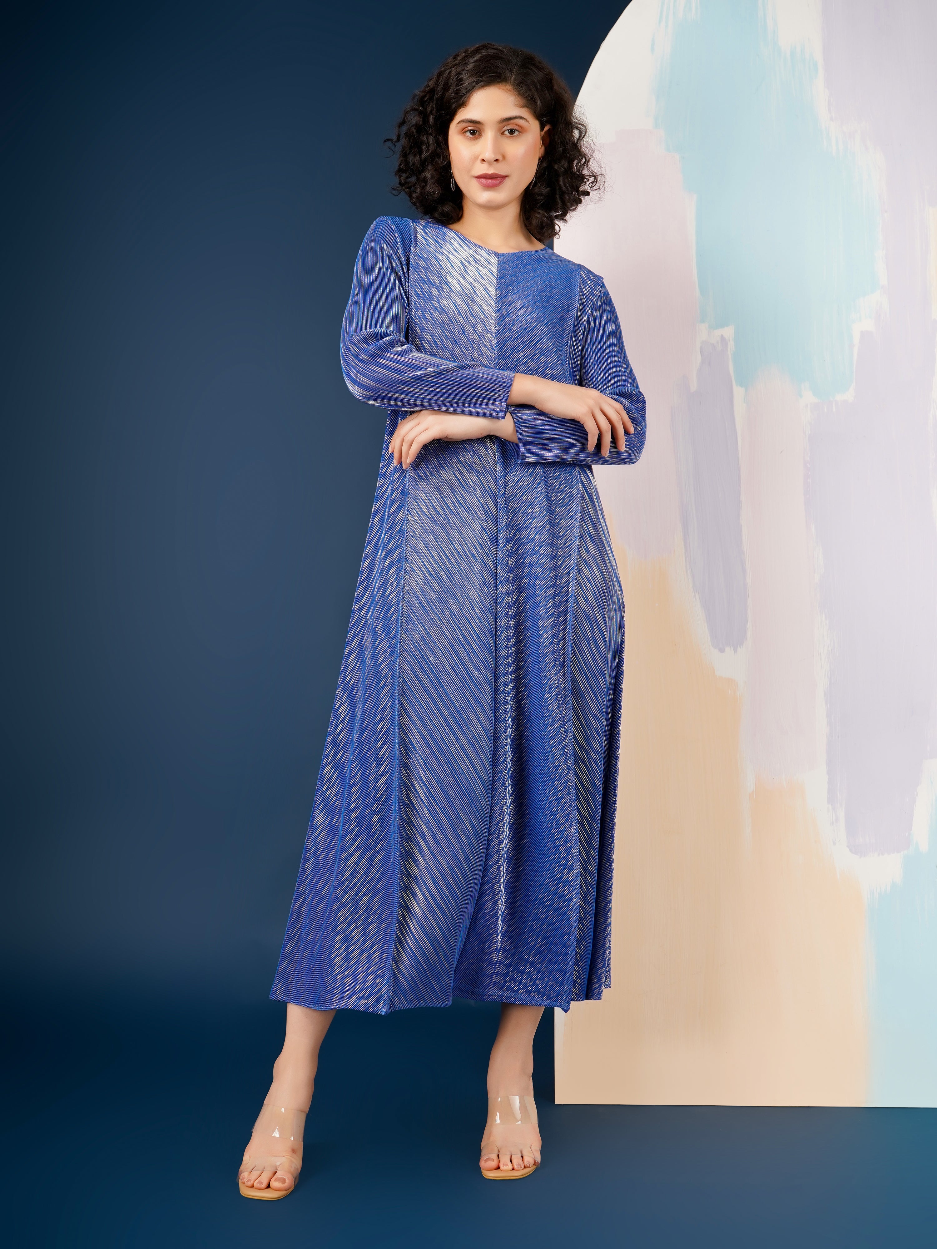 Harper Metallic Dress