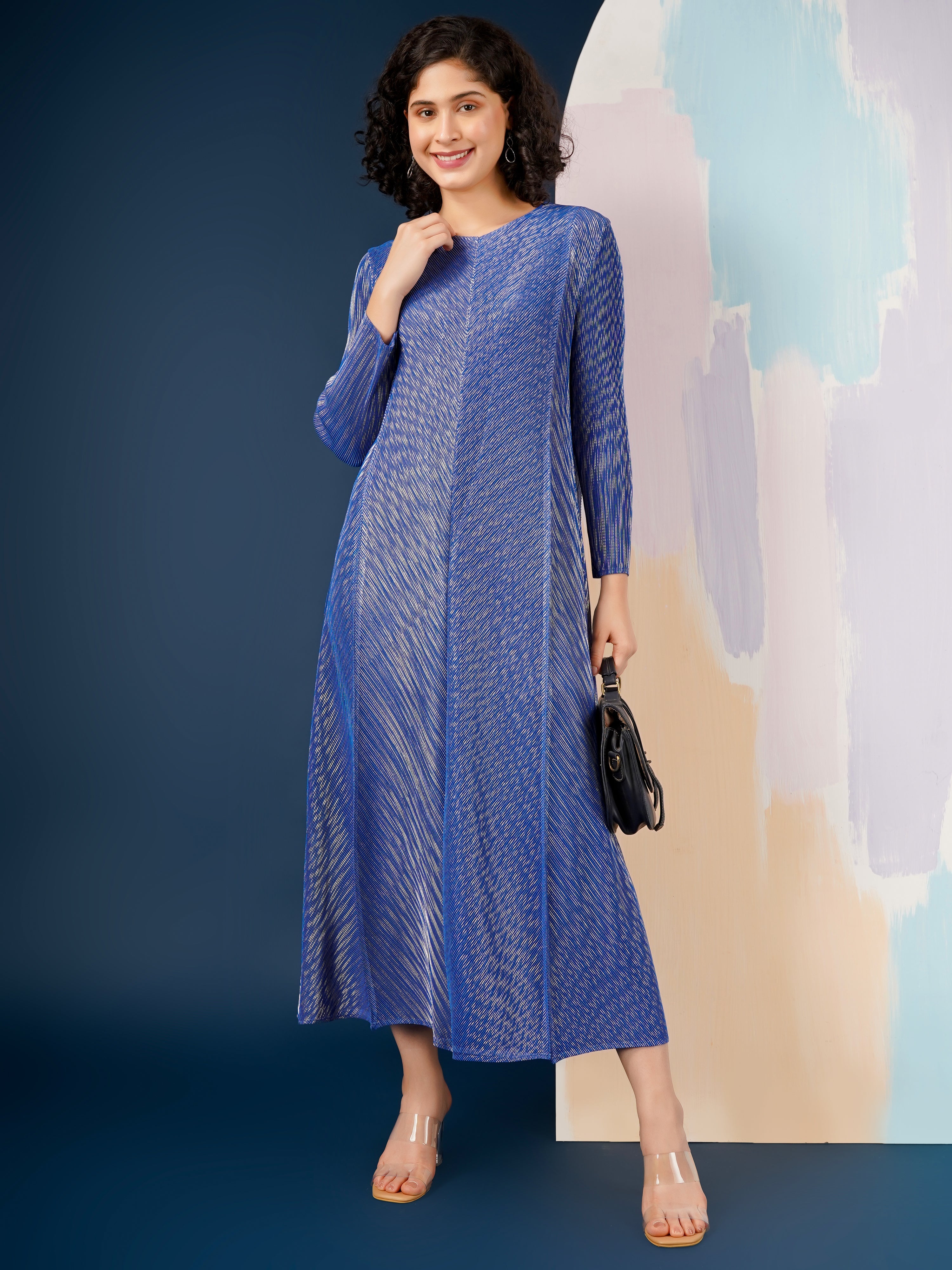 Harper Metallic Dress