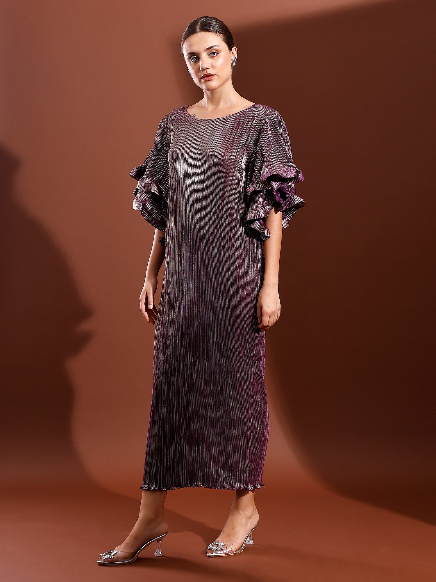 Stellar Metallic Dress