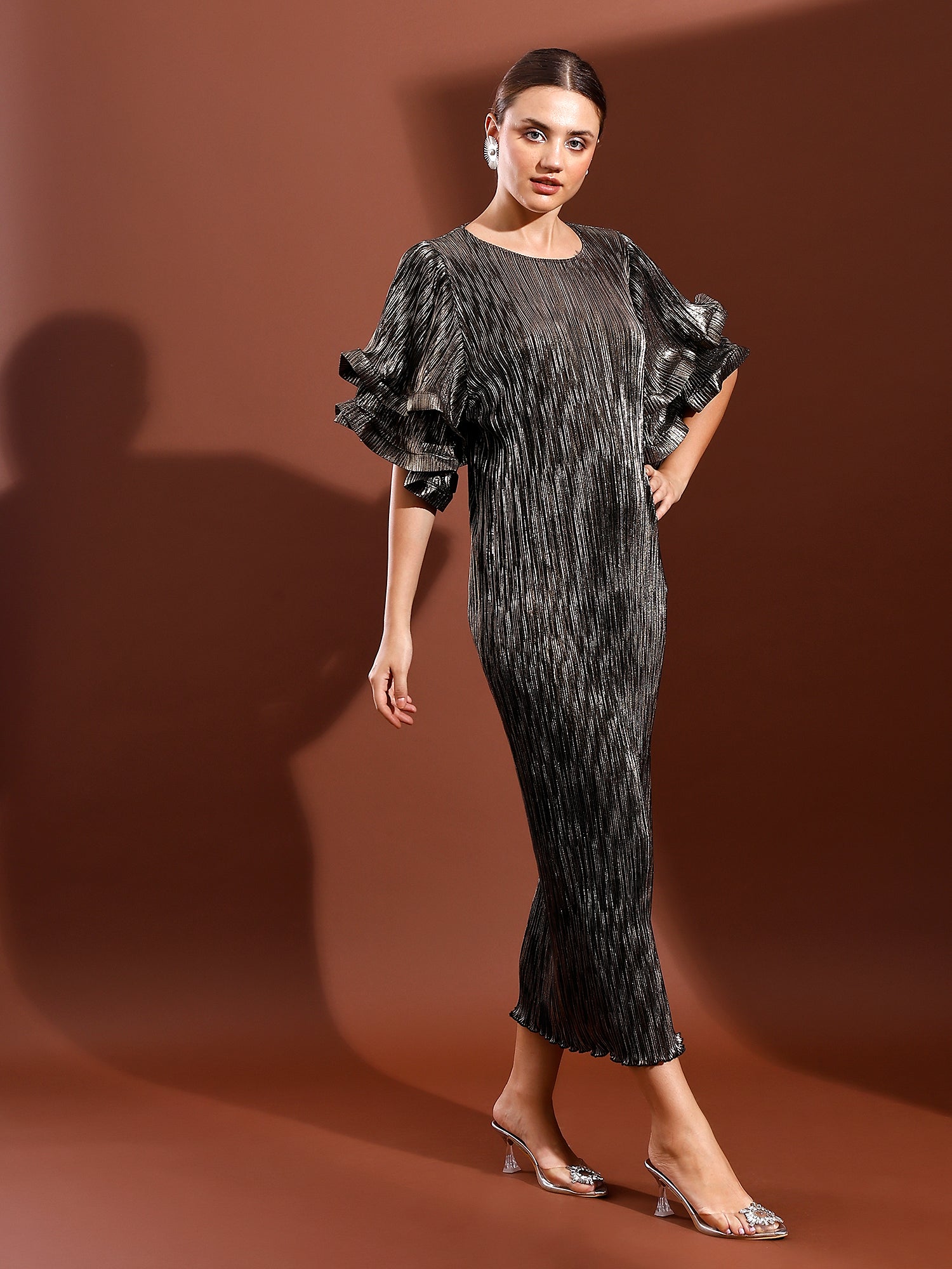 Stellar Metallic Dress