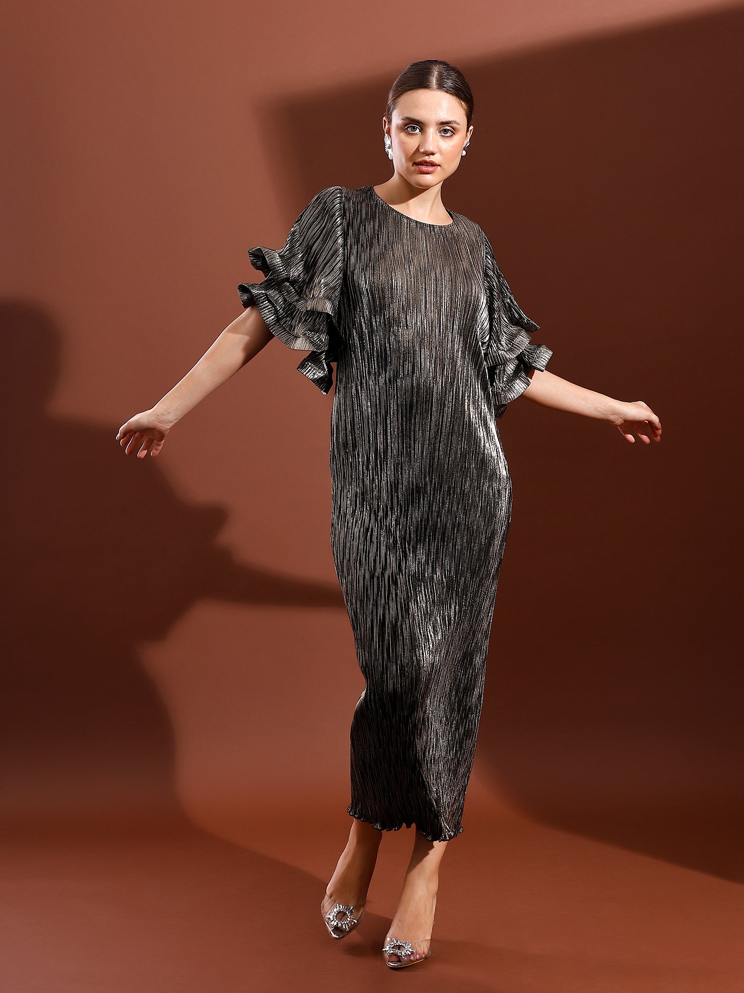 Stellar Metallic Dress