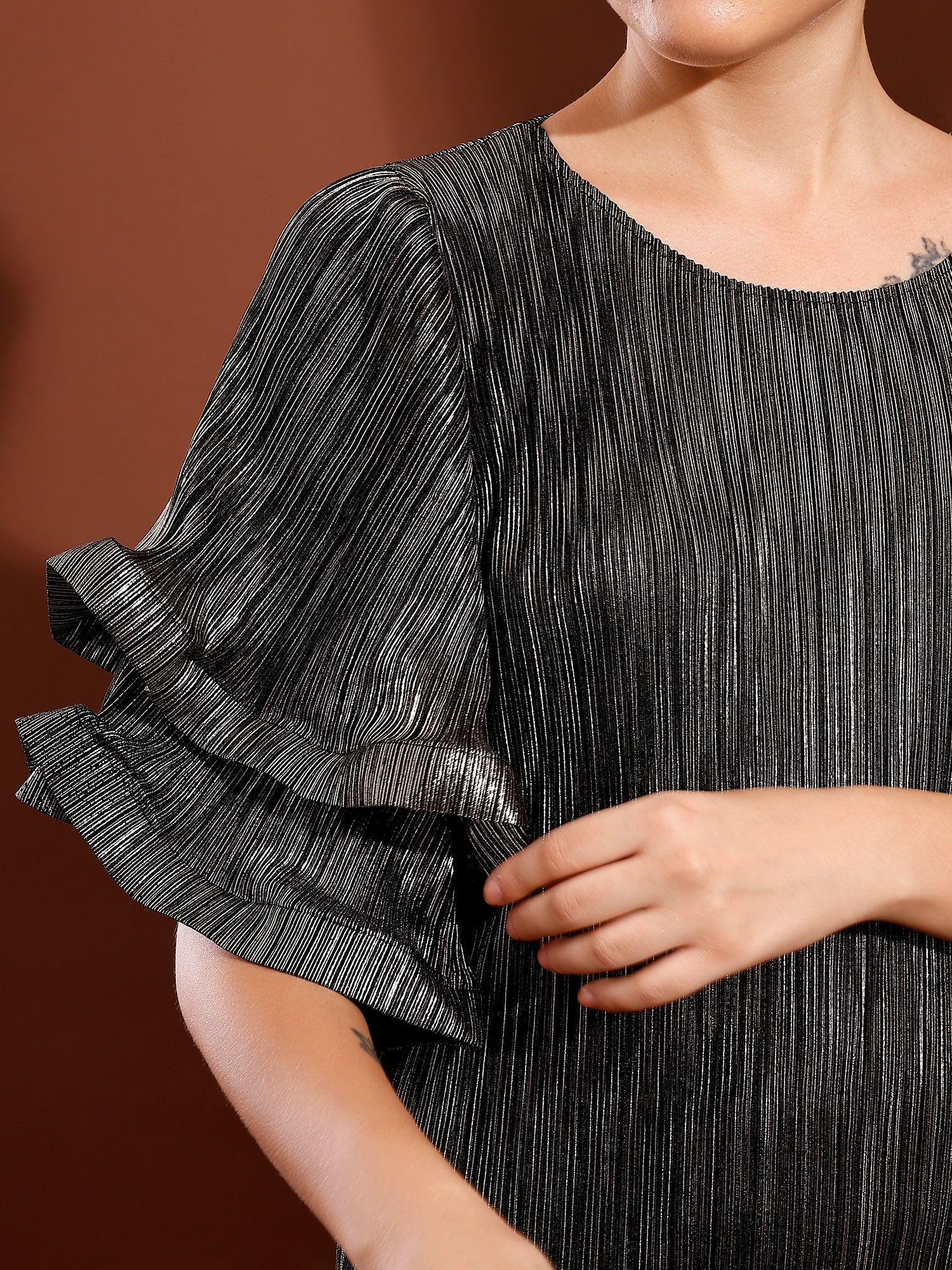 Stellar Metallic Dress