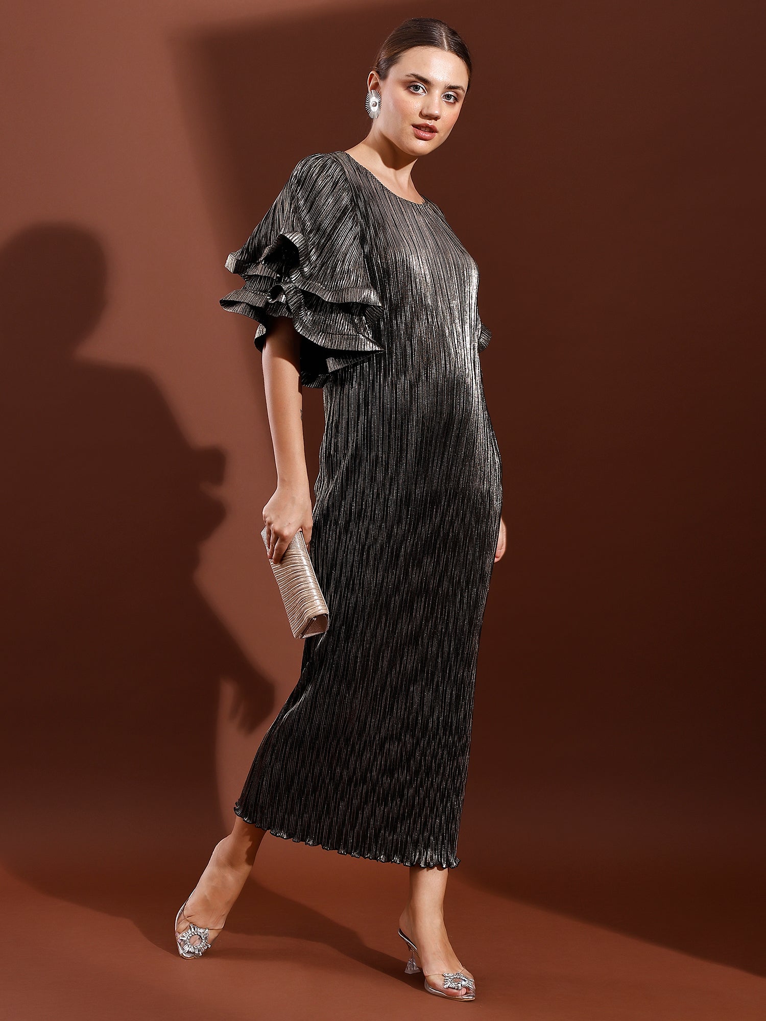 Stellar Metallic Dress