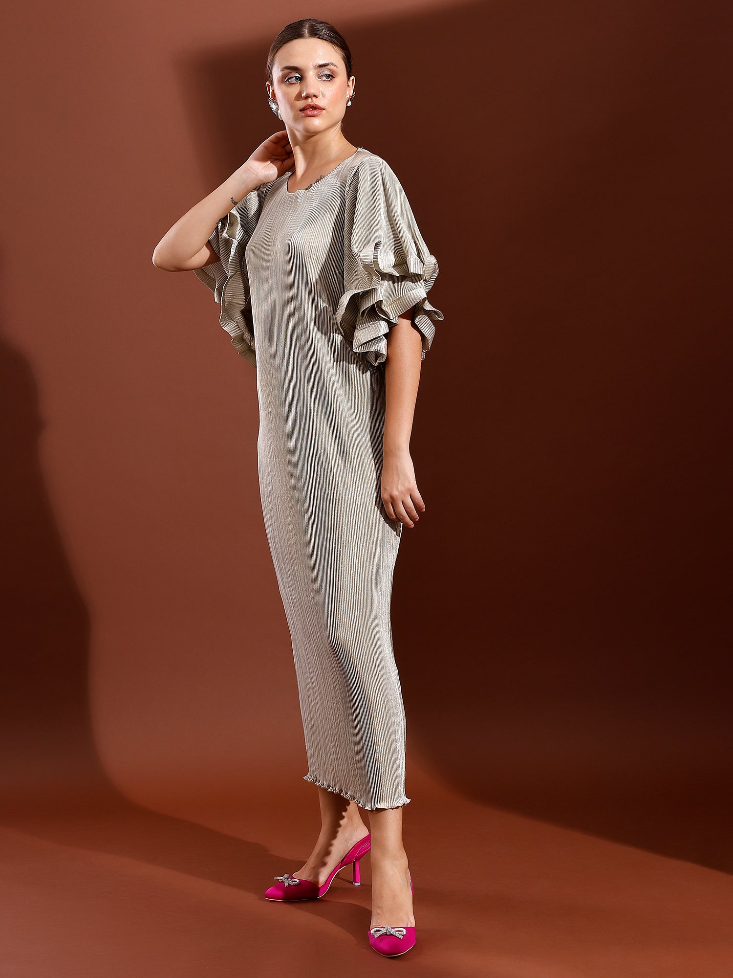 Stellar Metallic Dress