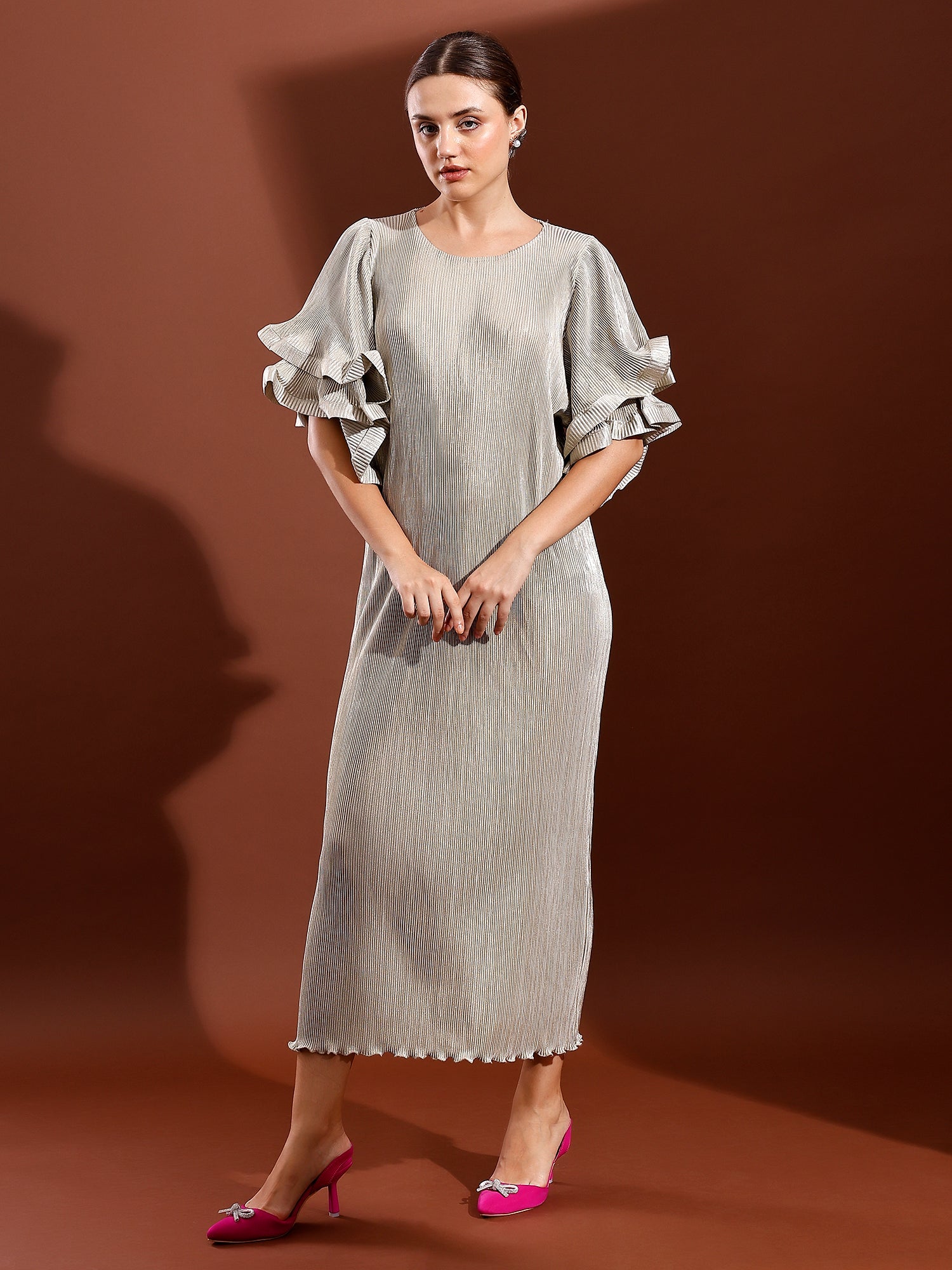 Stellar Metallic Dress
