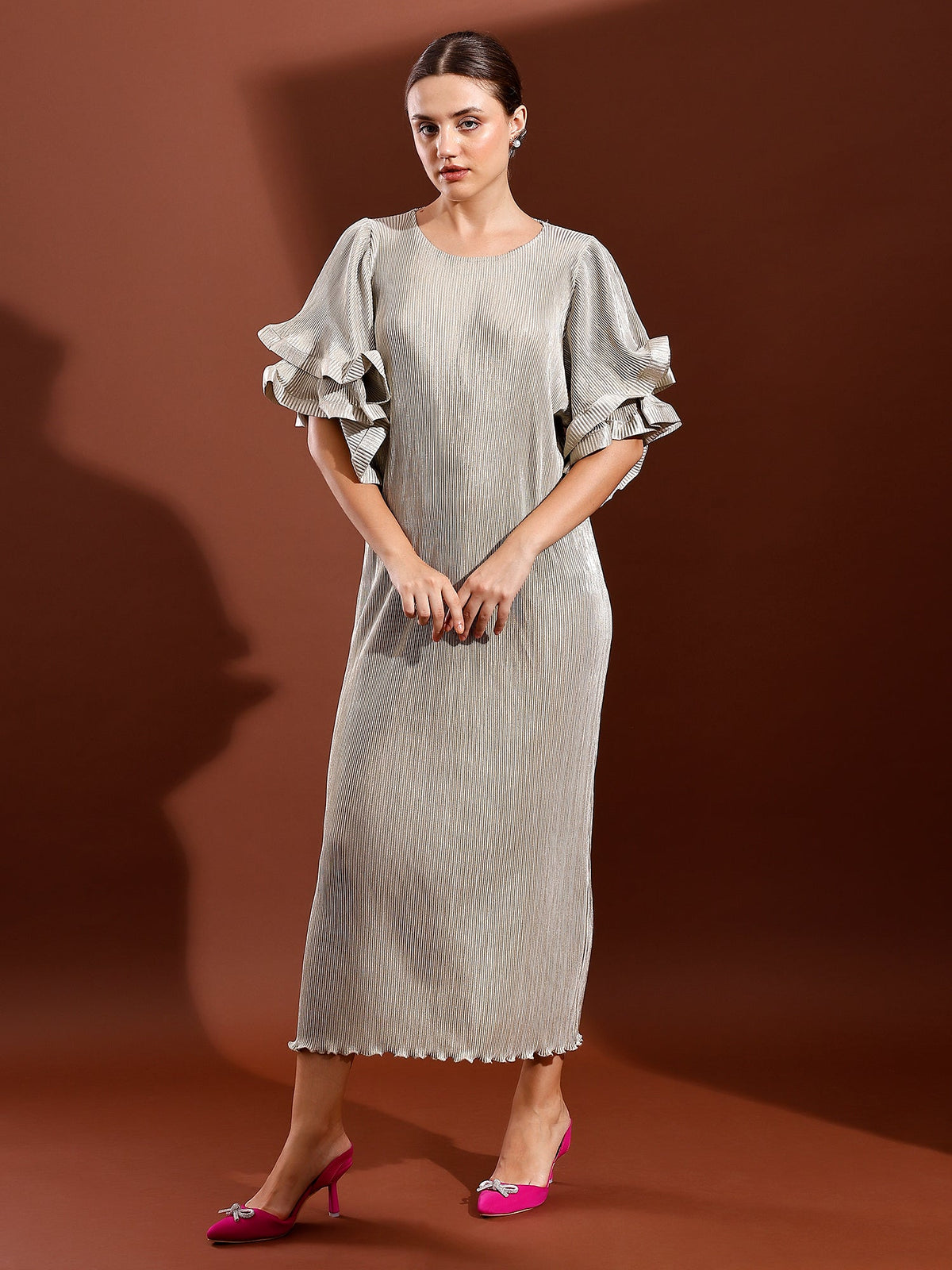 Stellar Metallic Dress