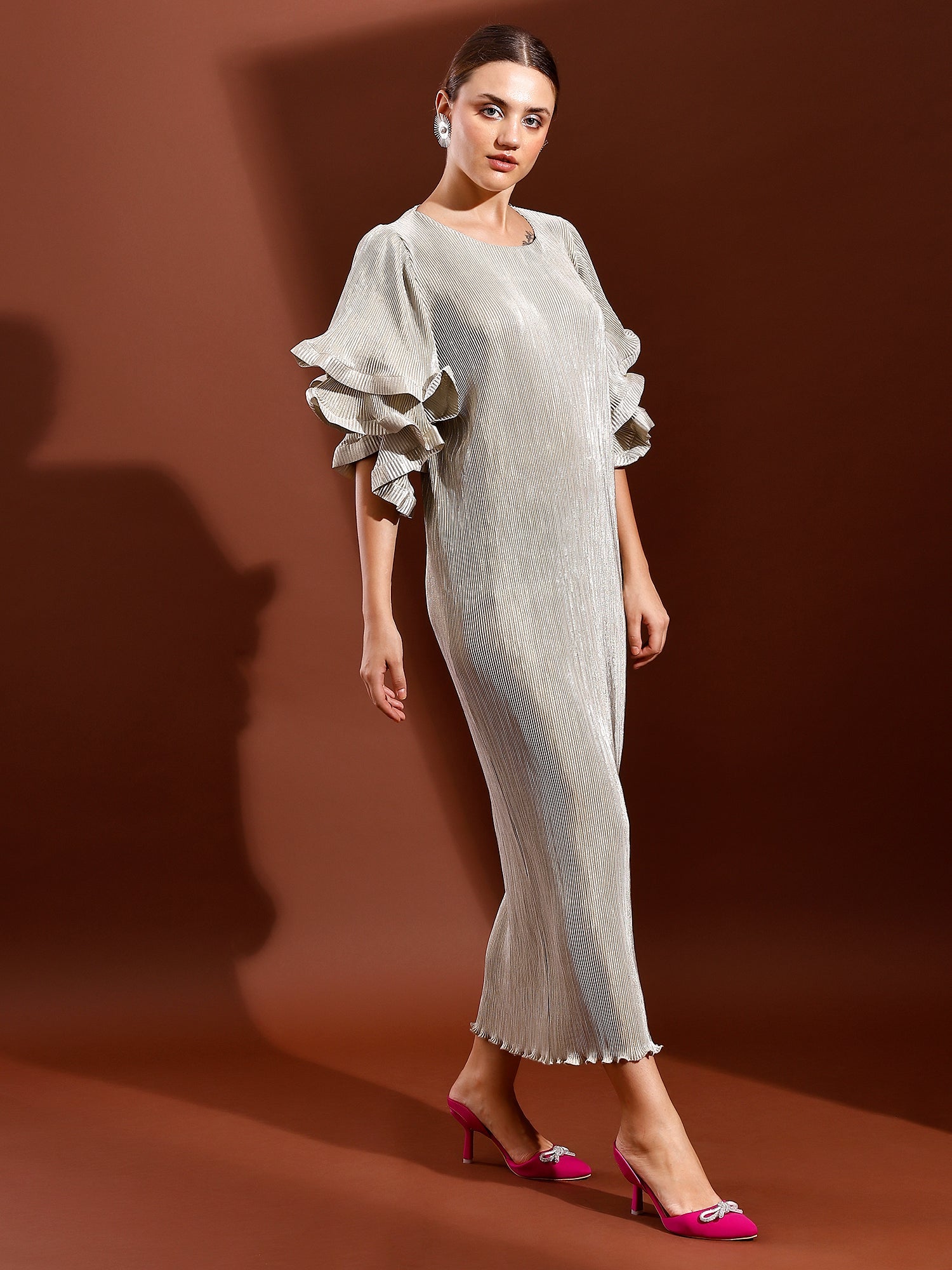 Stellar Metallic Dress