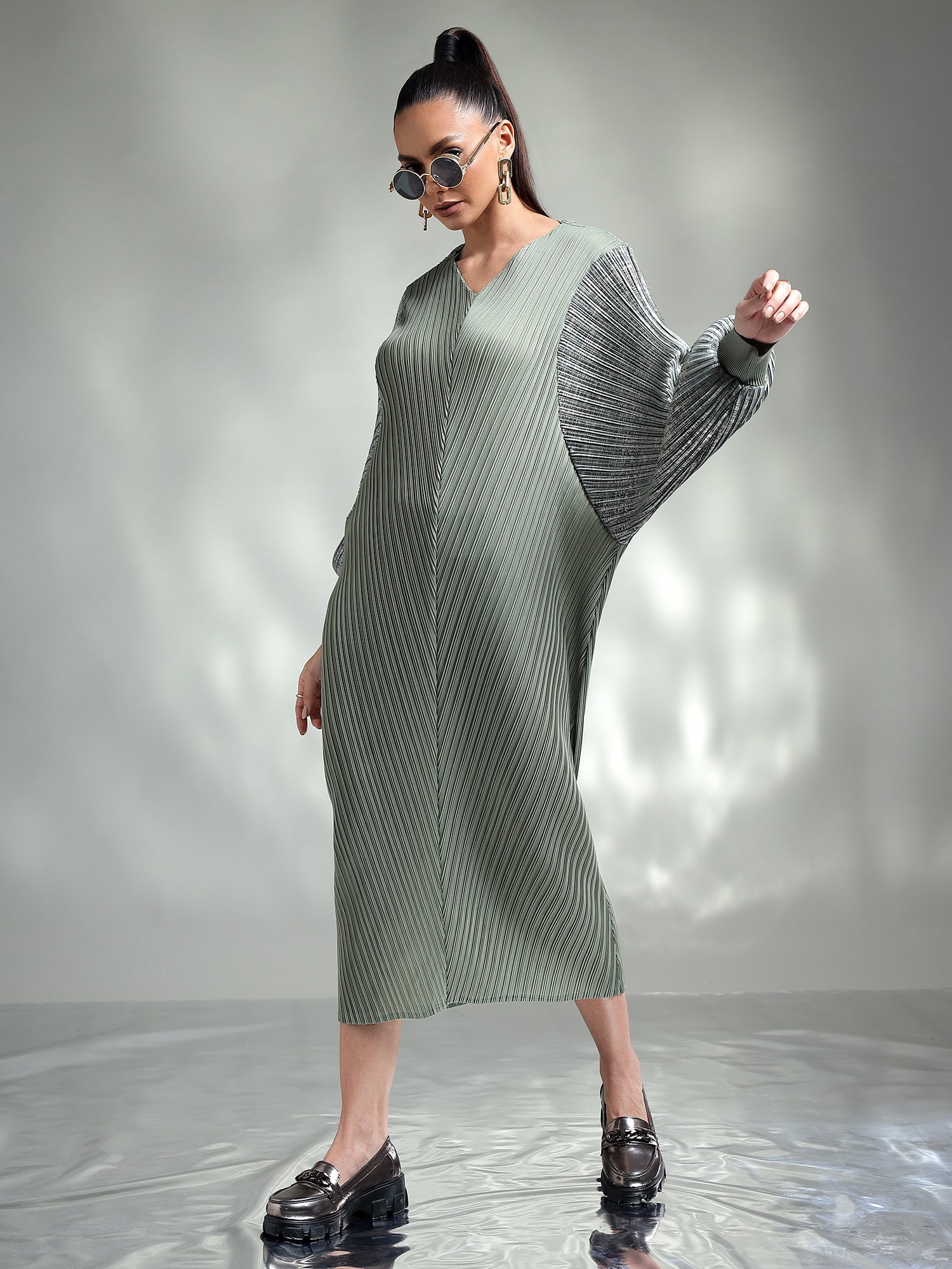 Doria Metallic Dress