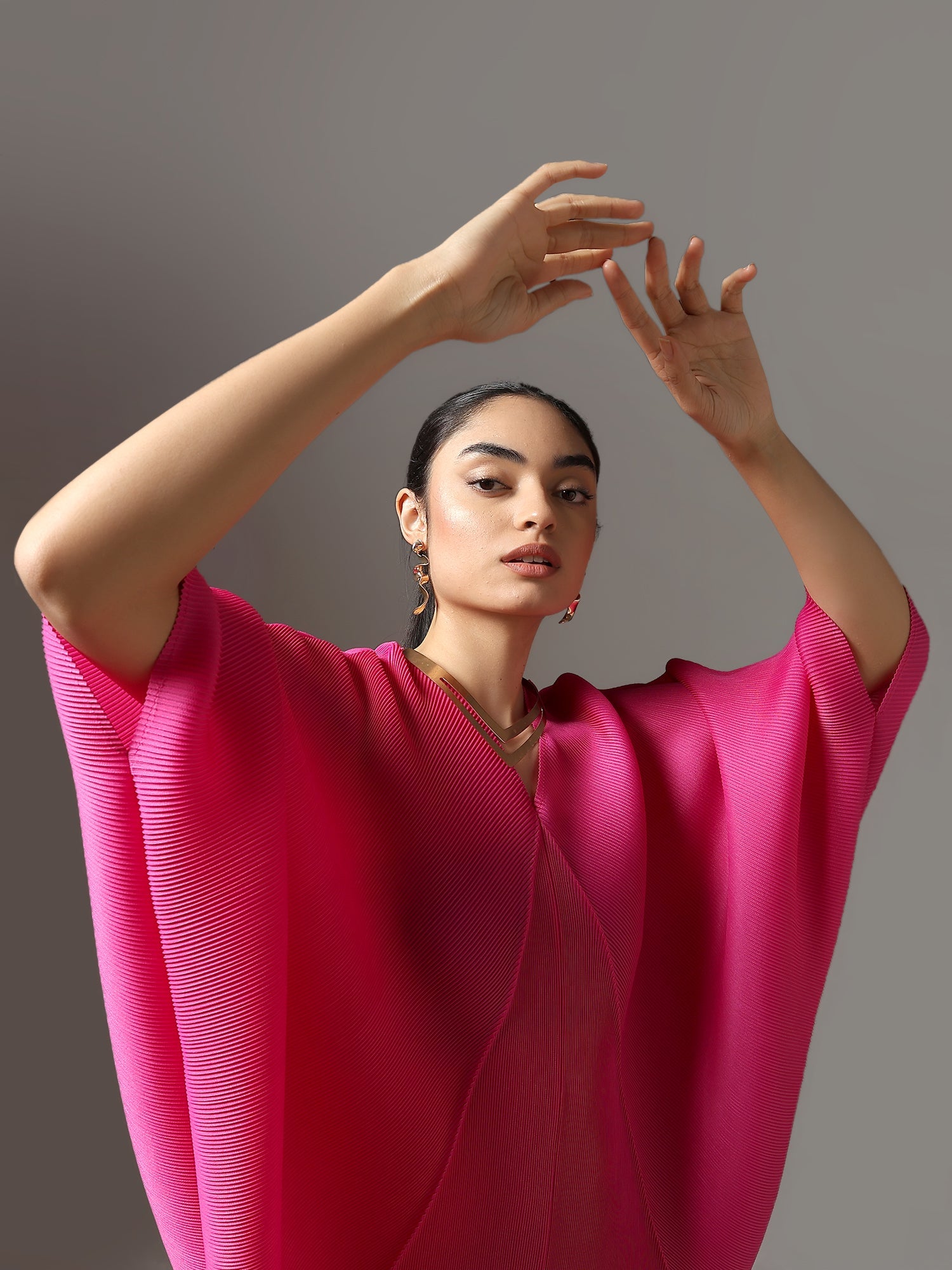Ripple Drape Dress