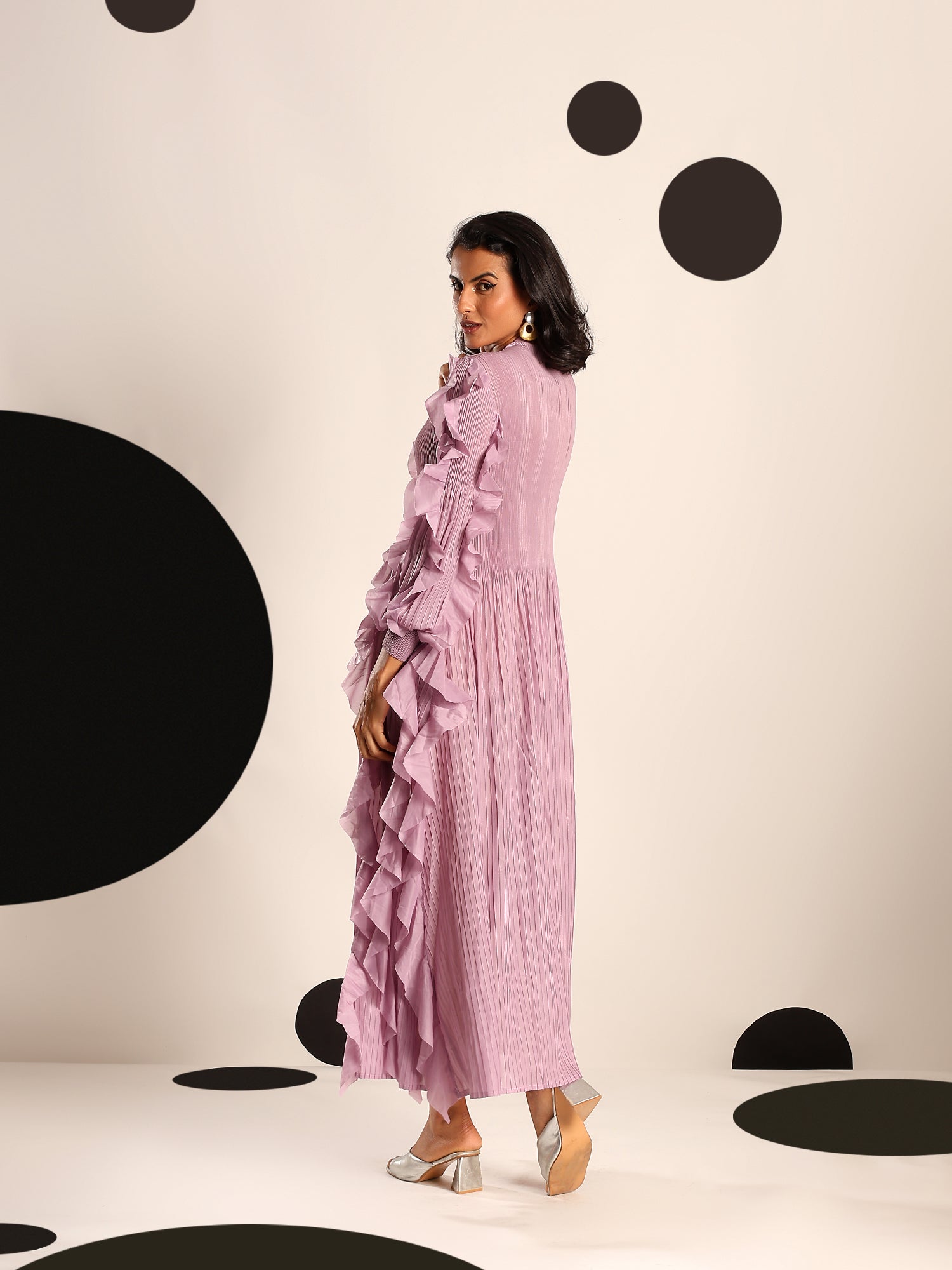 Orchid Ruffle Dress