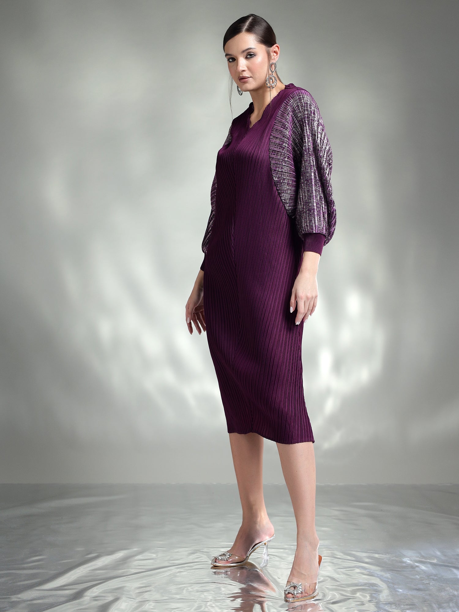 Doria Metallic Dress