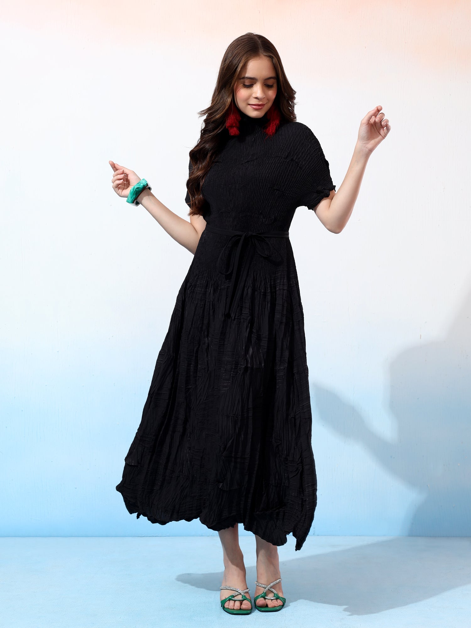 Ember Pleated Dress
