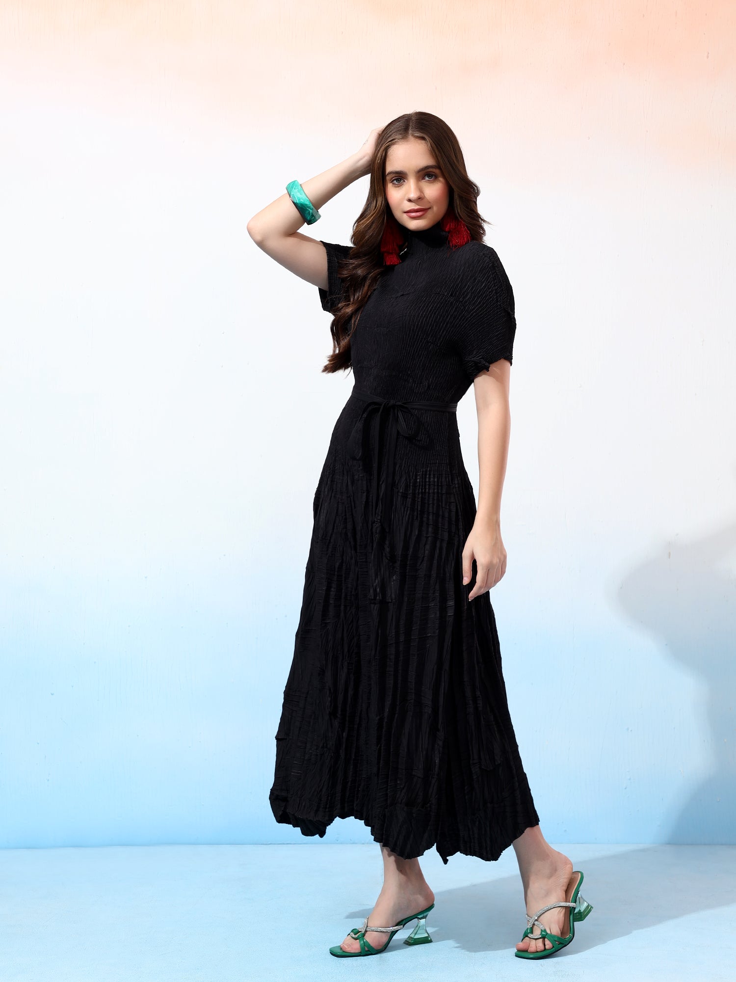 Ember Pleated Dress