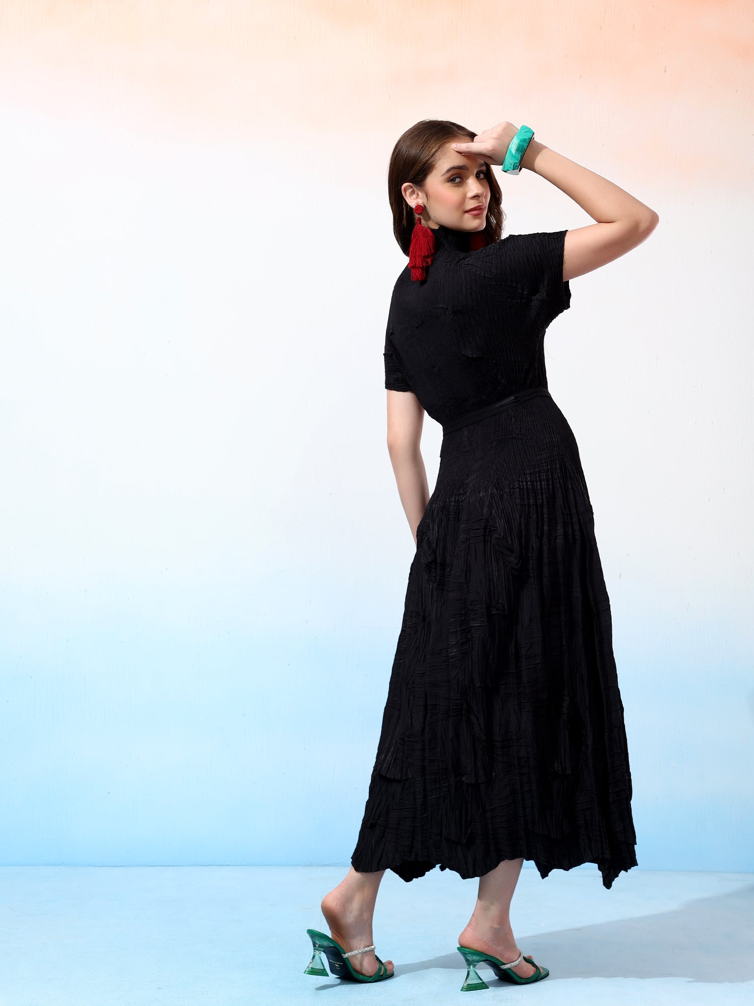 Ember Pleated Dress