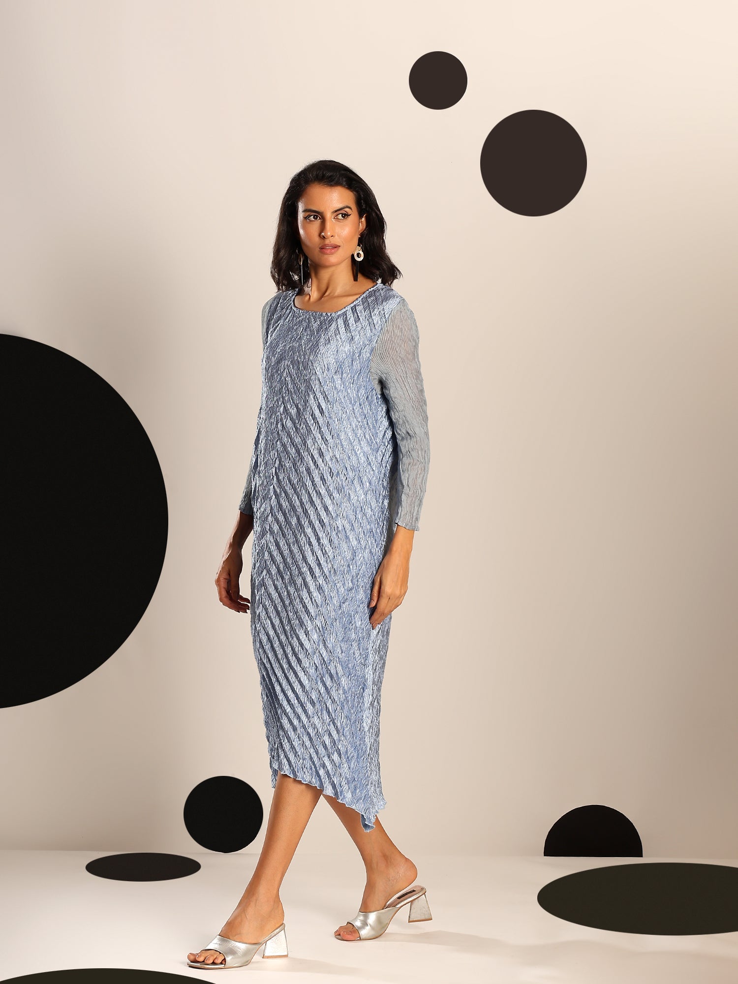 Sylva Metallic Dress