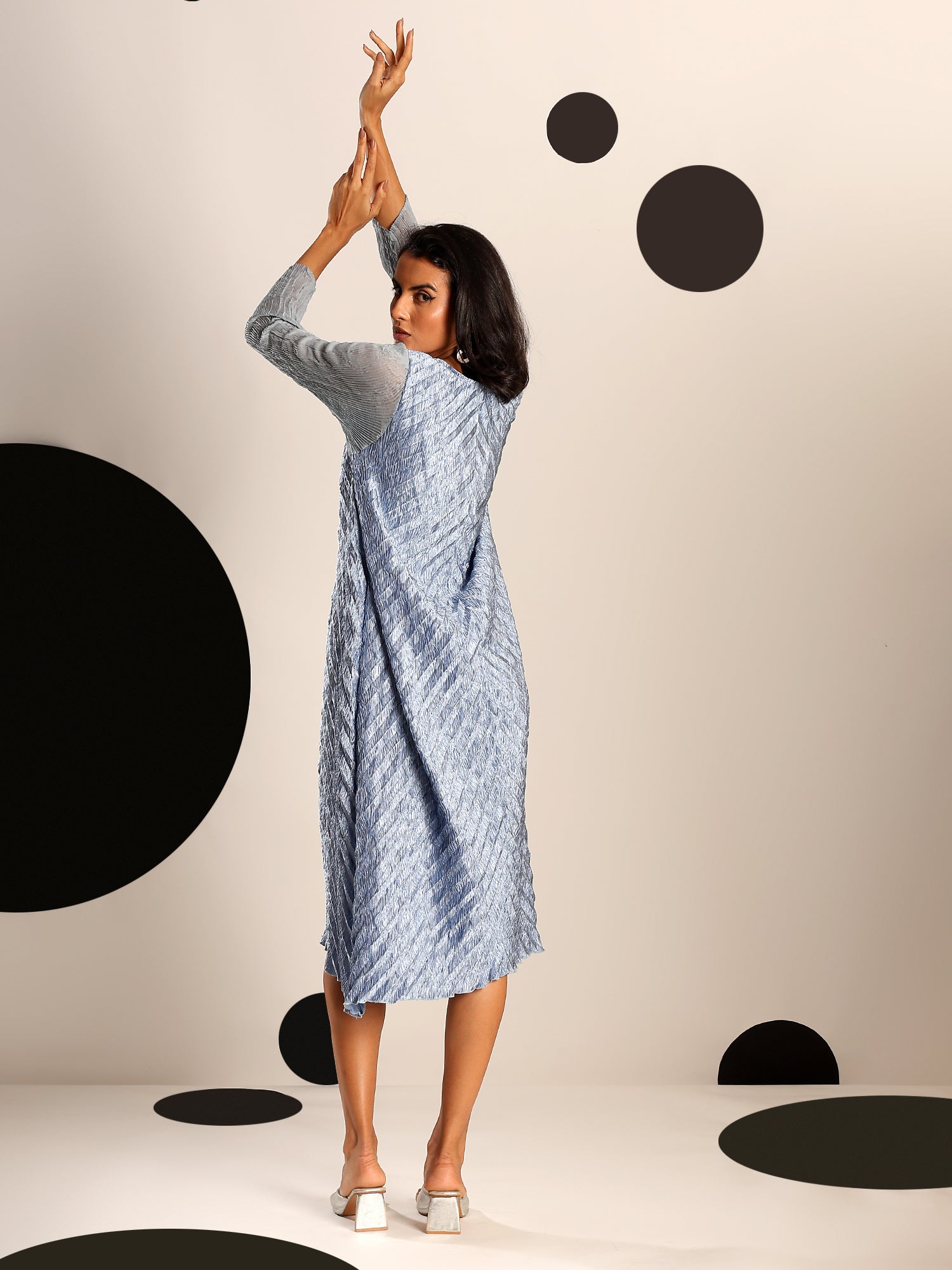 Sylva Metallic Dress