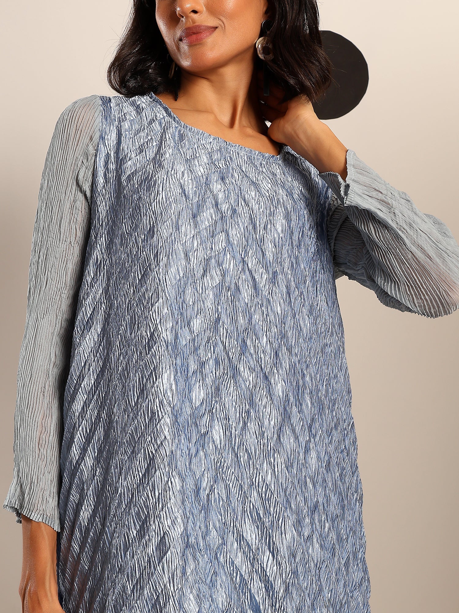 Sylva Metallic Dress