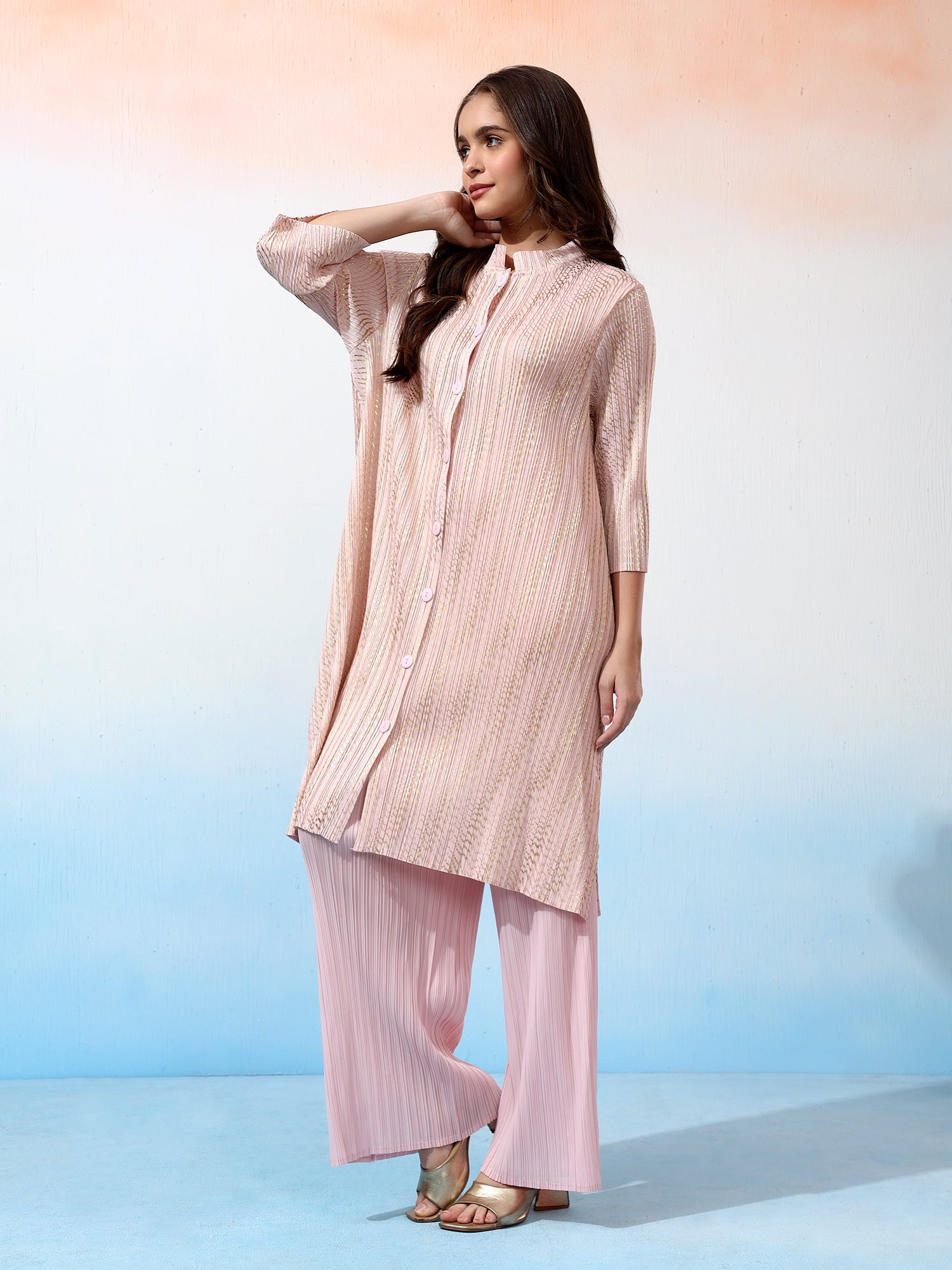 Starlight Metallic Co-ord Set