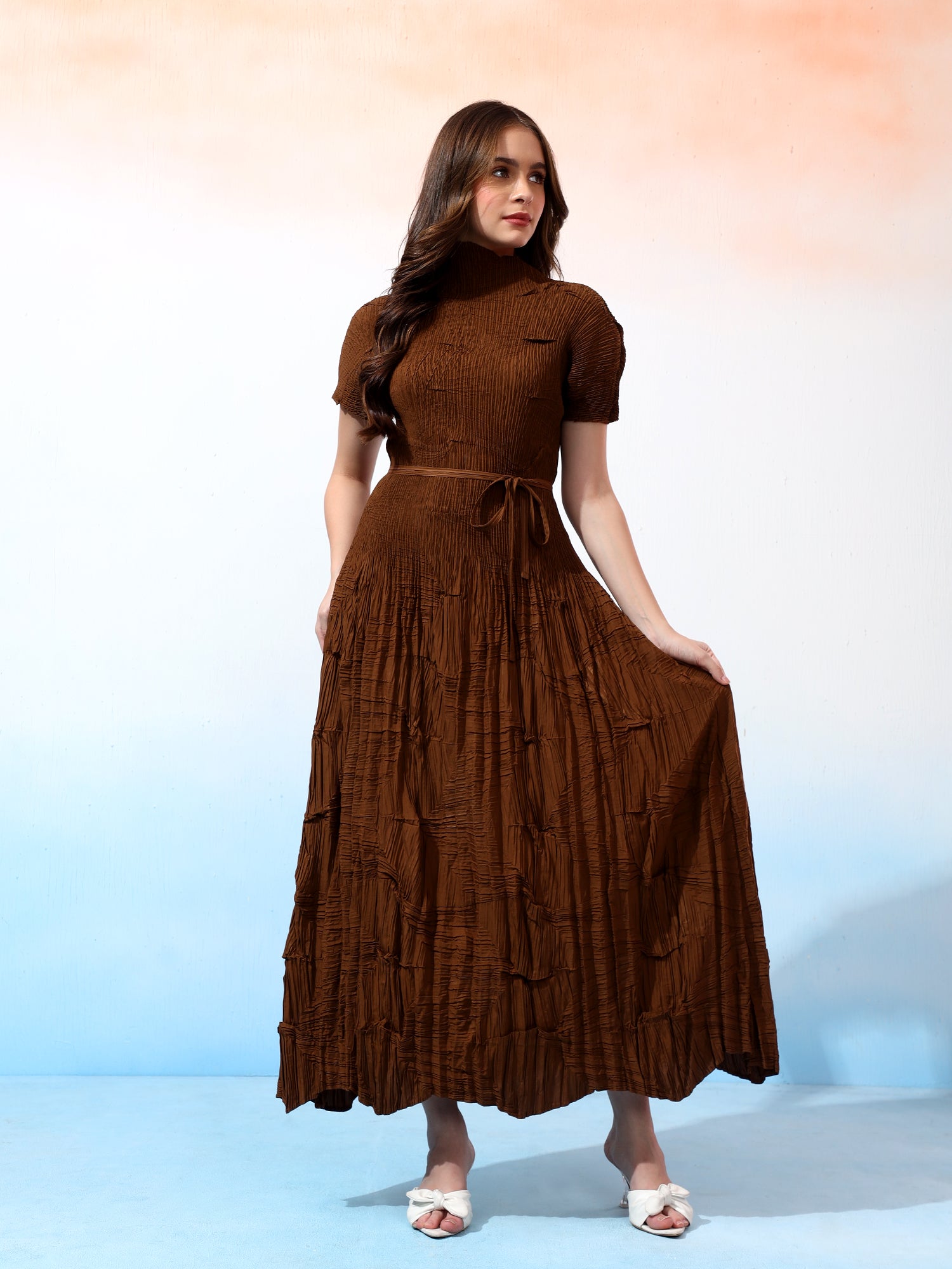 Ember Pleated Dress
