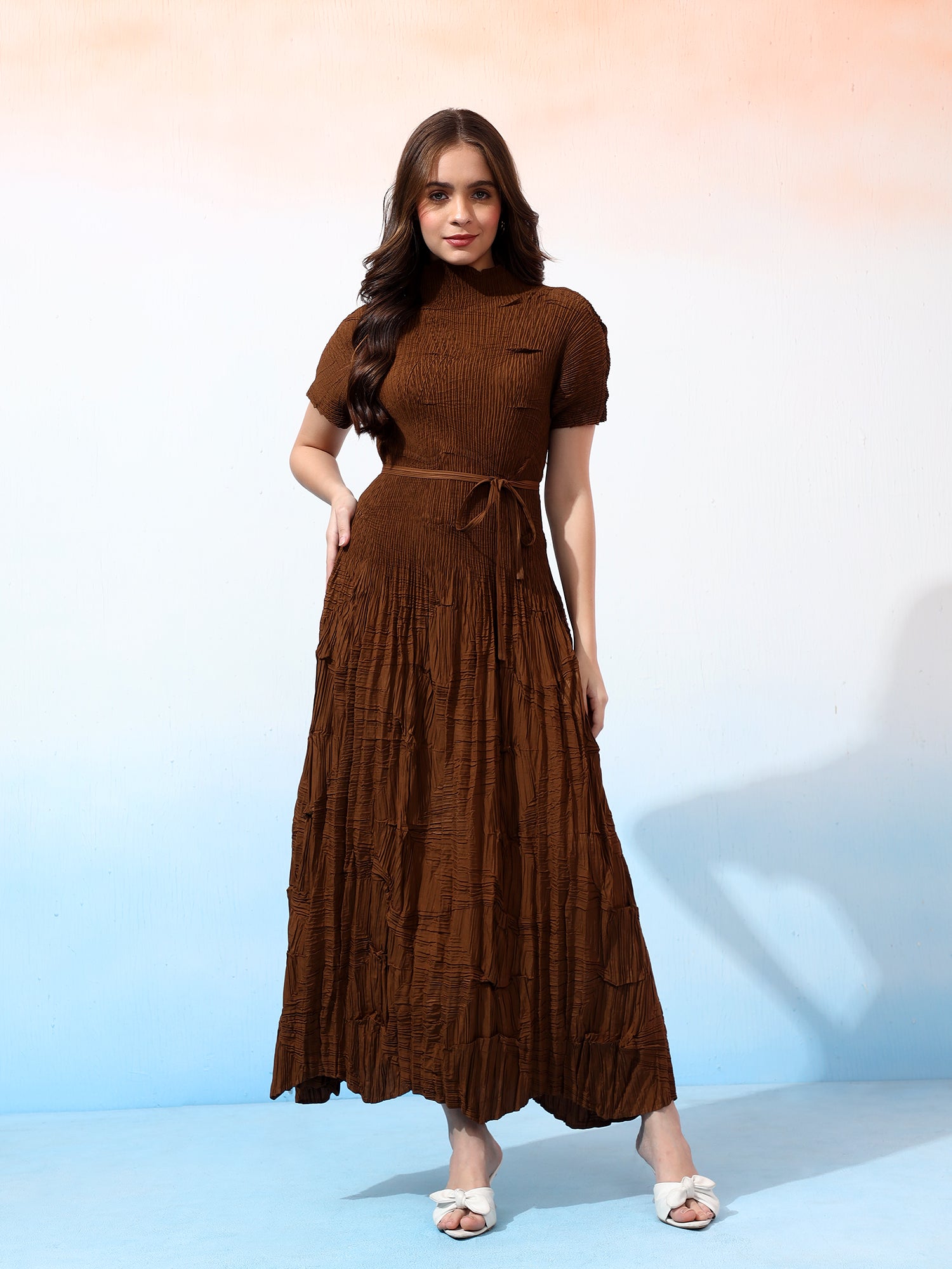 Ember Pleated Dress