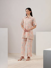 Blush Mosaic – Embroidered Co-Ord Set