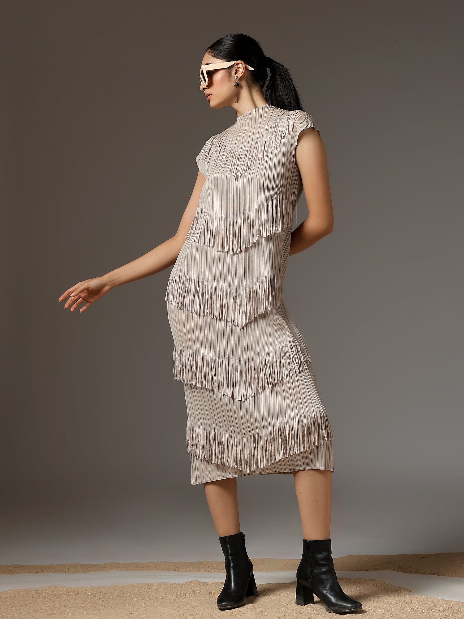 Fringelet Dress