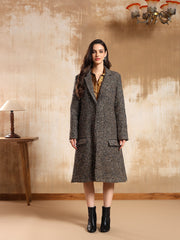 Blair Golden Tweed Coat