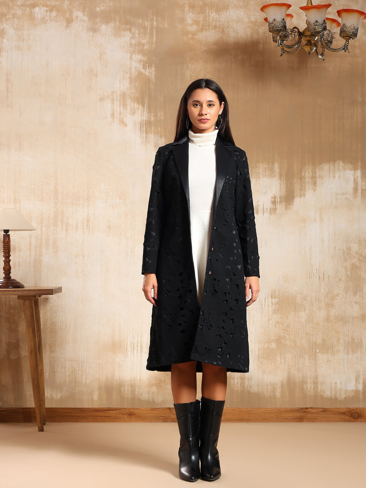 Elyor Suede Luxe Coat