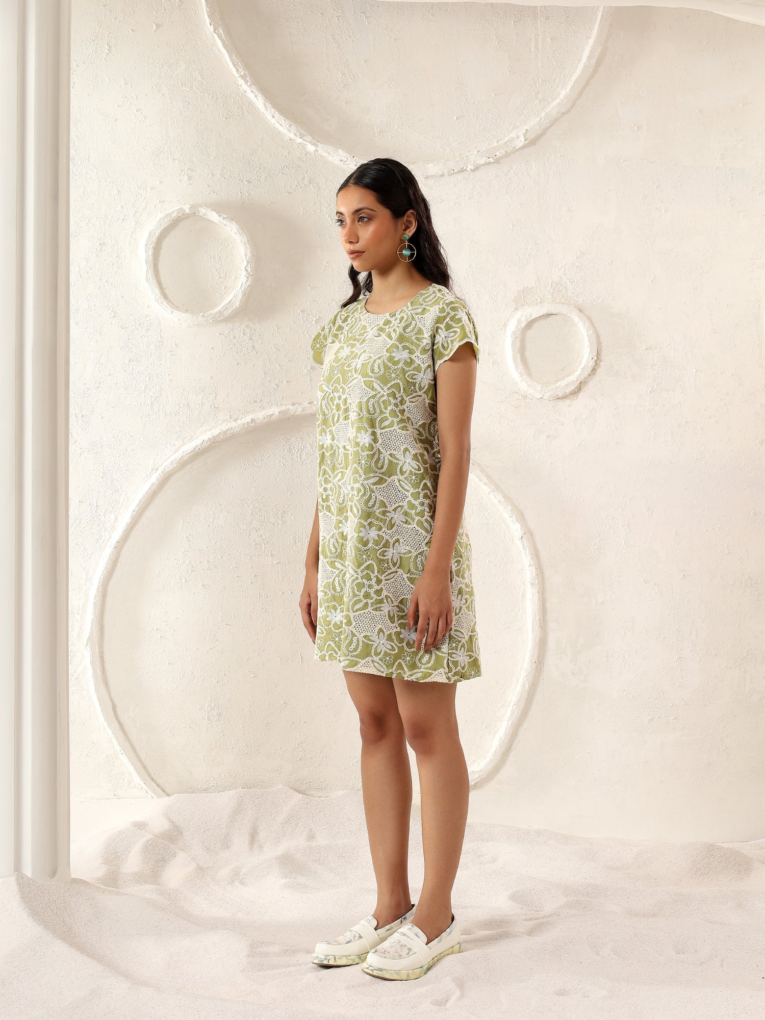 Pistachio Meadow Dress