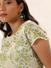 Pistachio Meadow Dress