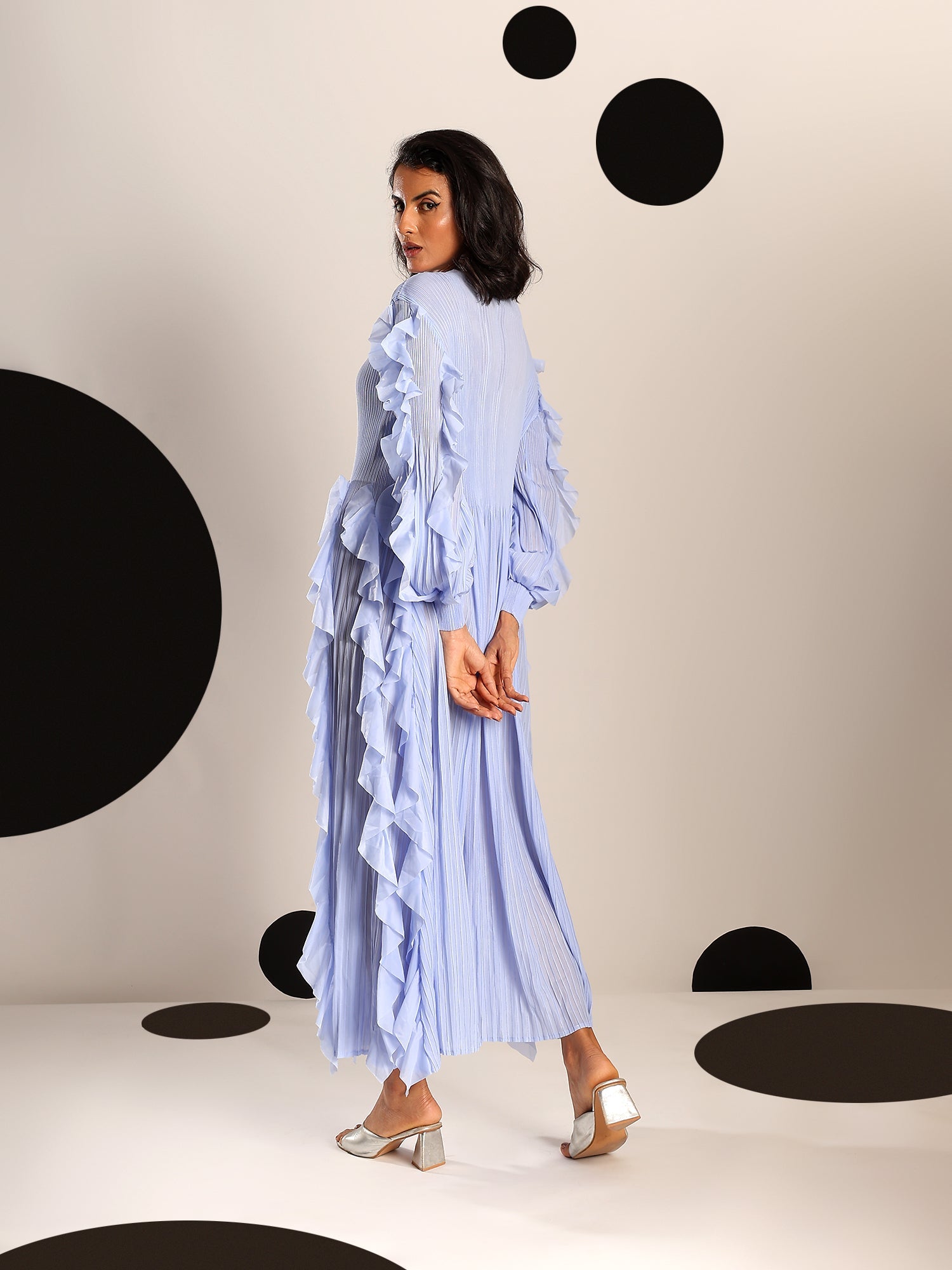Orchid Ruffle Dress