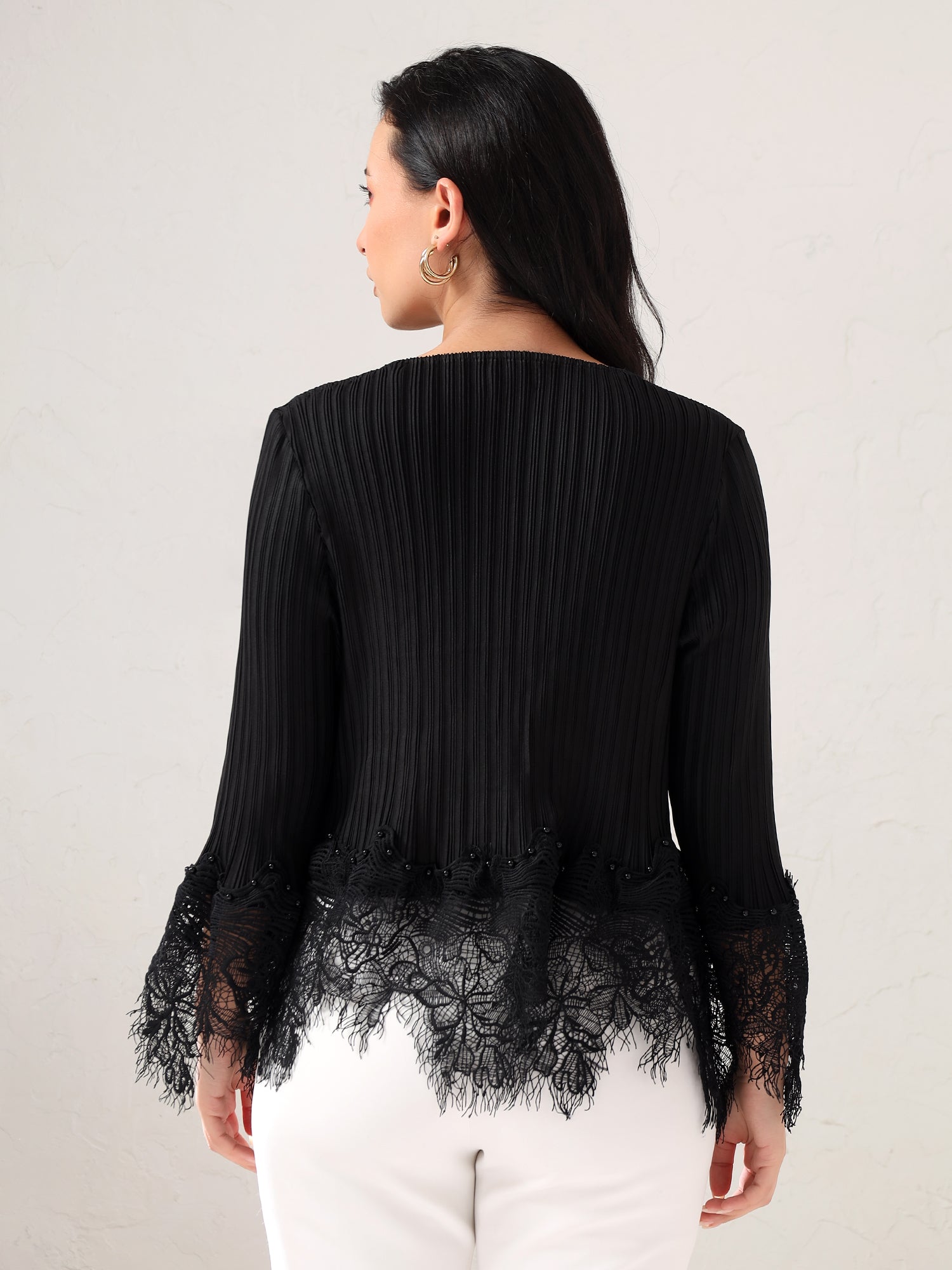 Evarielle Pleated Top